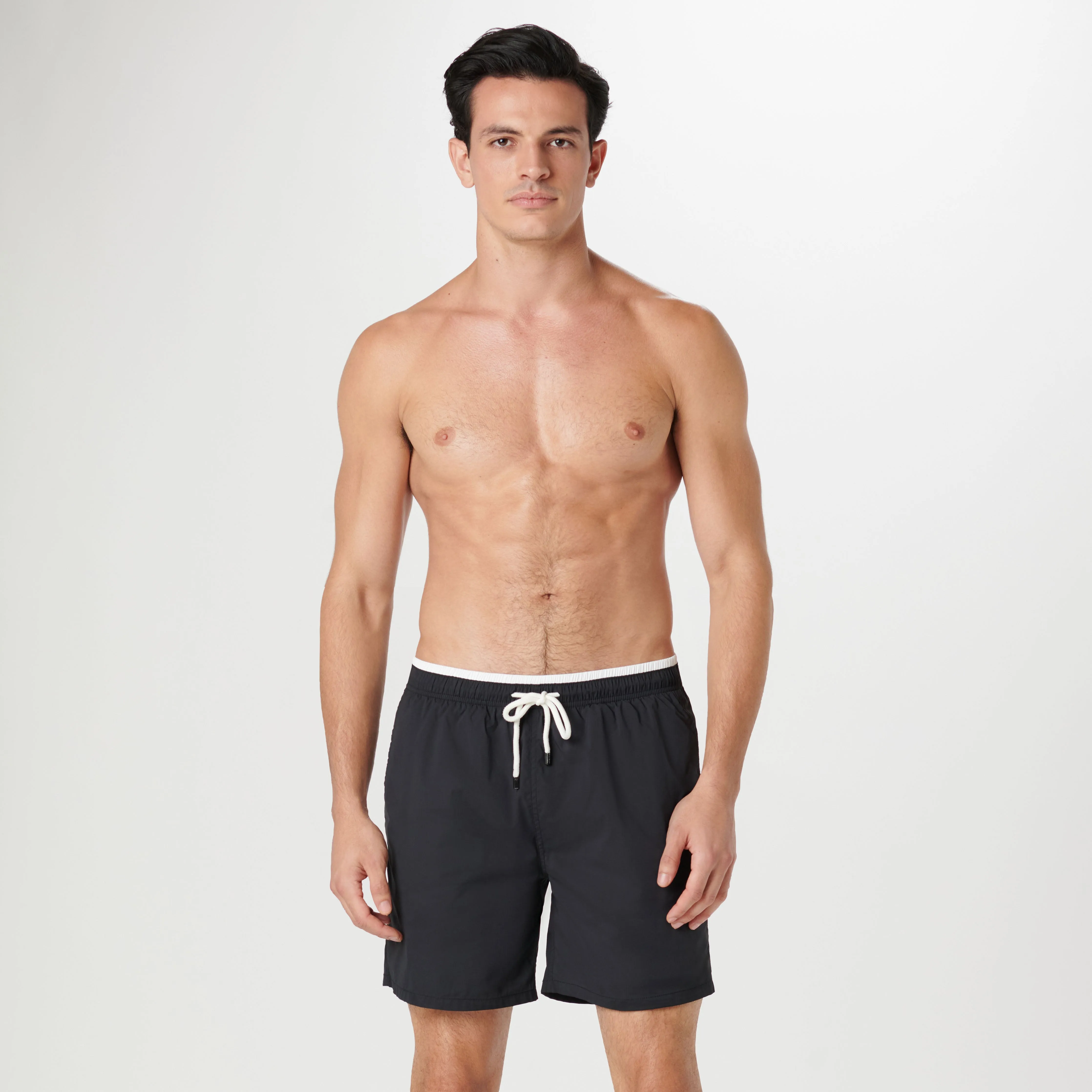 Quinn Solid Swim Trunks sold by Bugatchi product image thumbnail 2