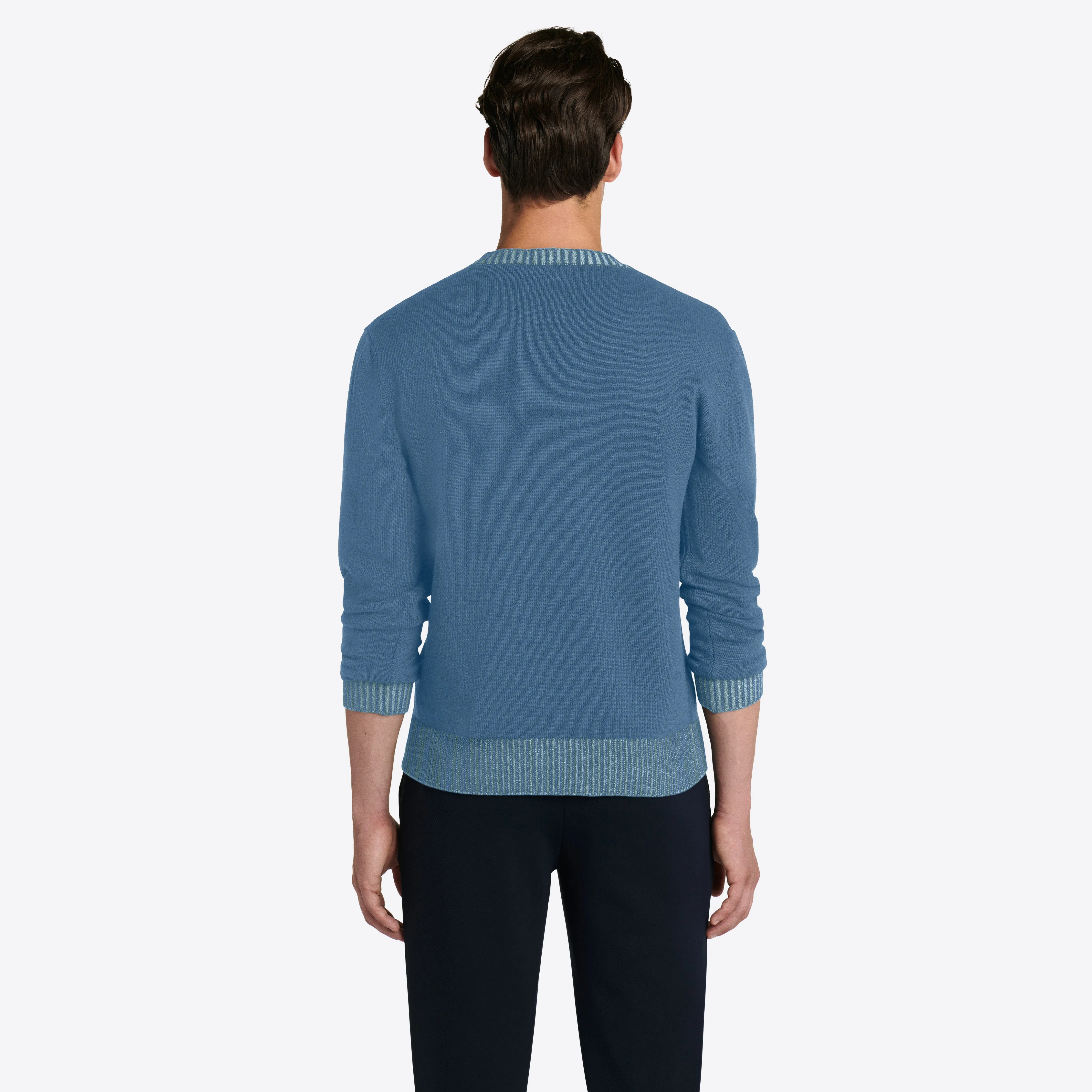 Solid Crew Neck Sweater sold by Bugatchi product image thumbnail 5