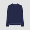 Solid Crew Neck Sweater sold by Bugatchi