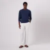 Solid Crew Neck Sweater sold by Bugatchi