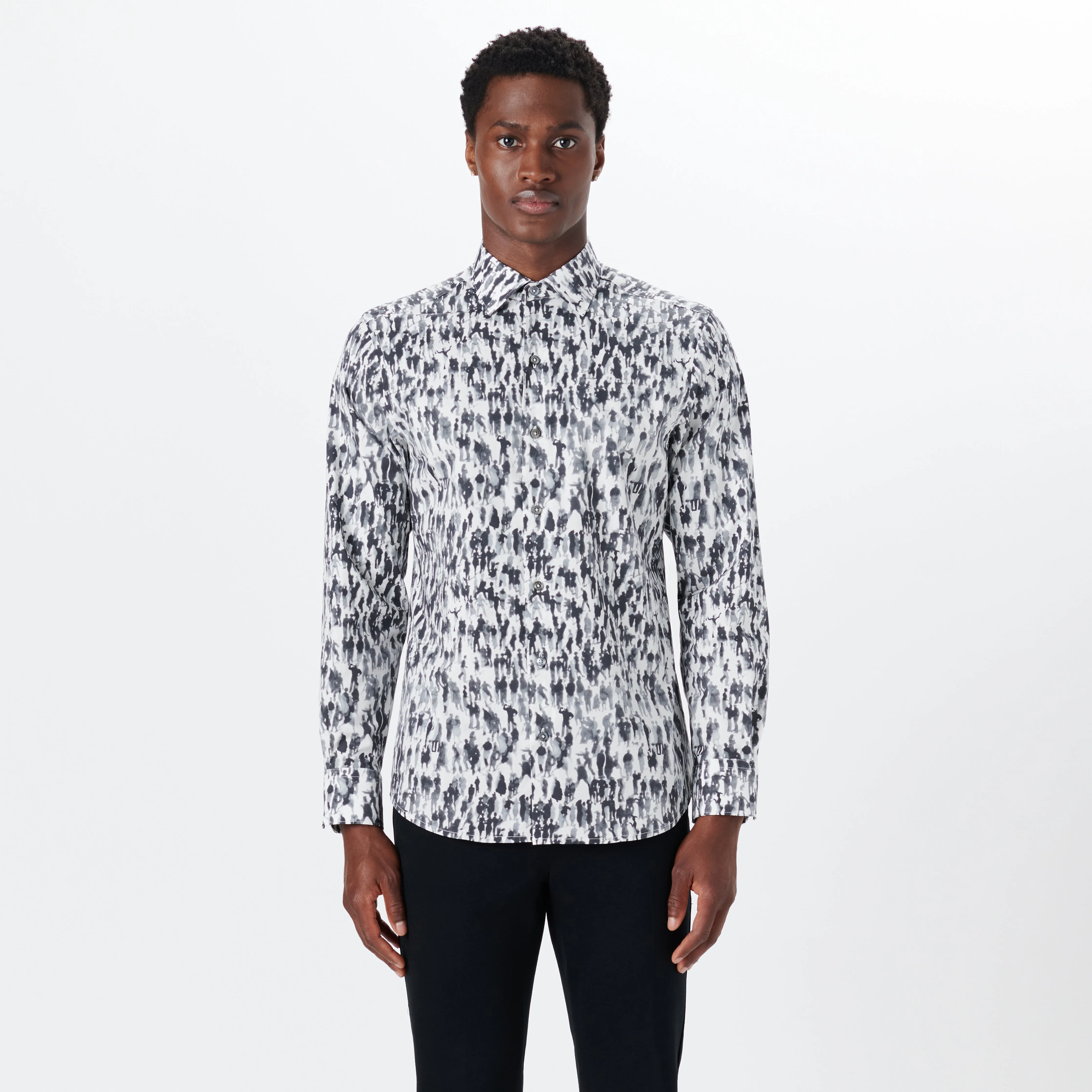 AXEL Conversational Print Shirt sold by Bugatchi product image thumbnail 2