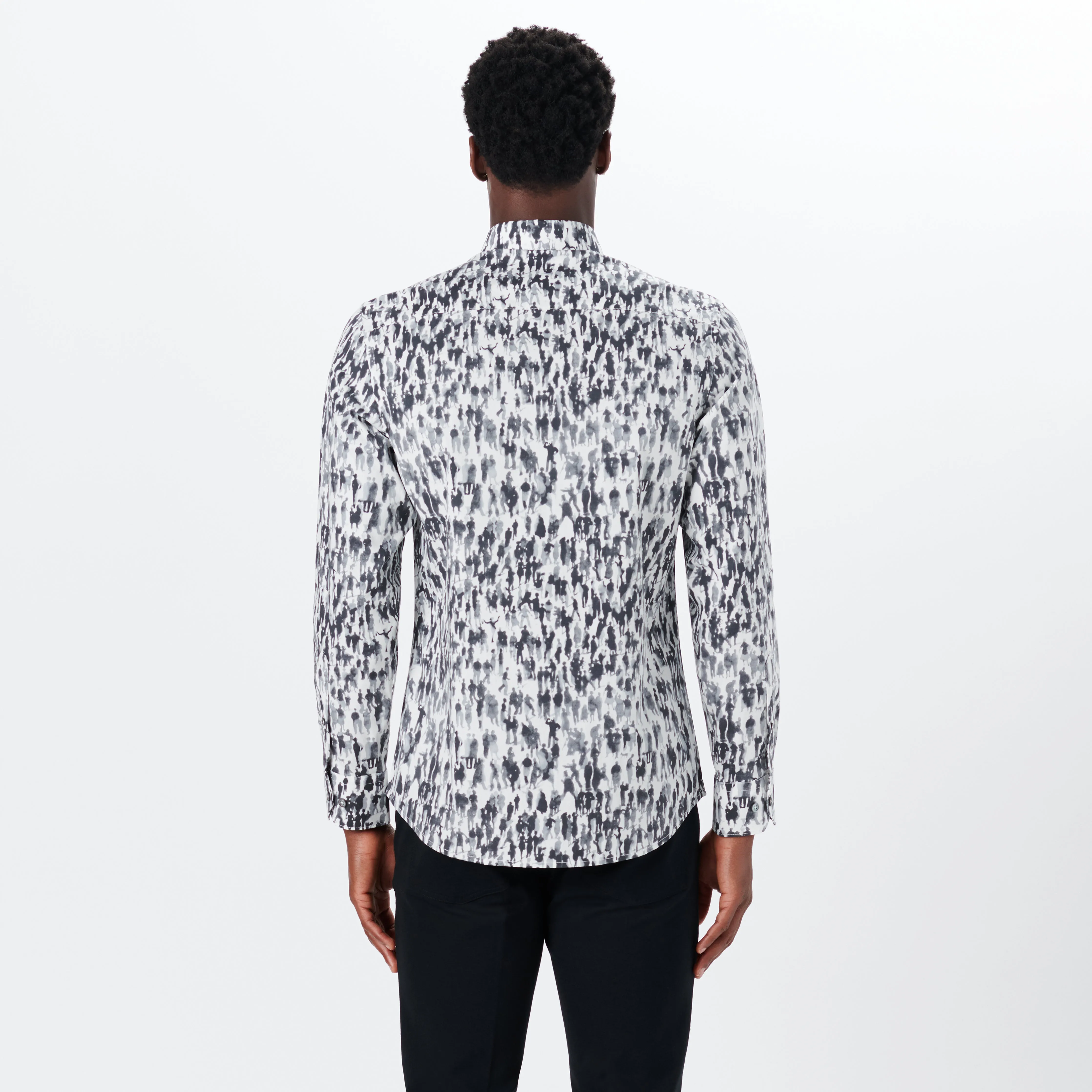 AXEL Conversational Print Shirt sold by Bugatchi product image thumbnail 4