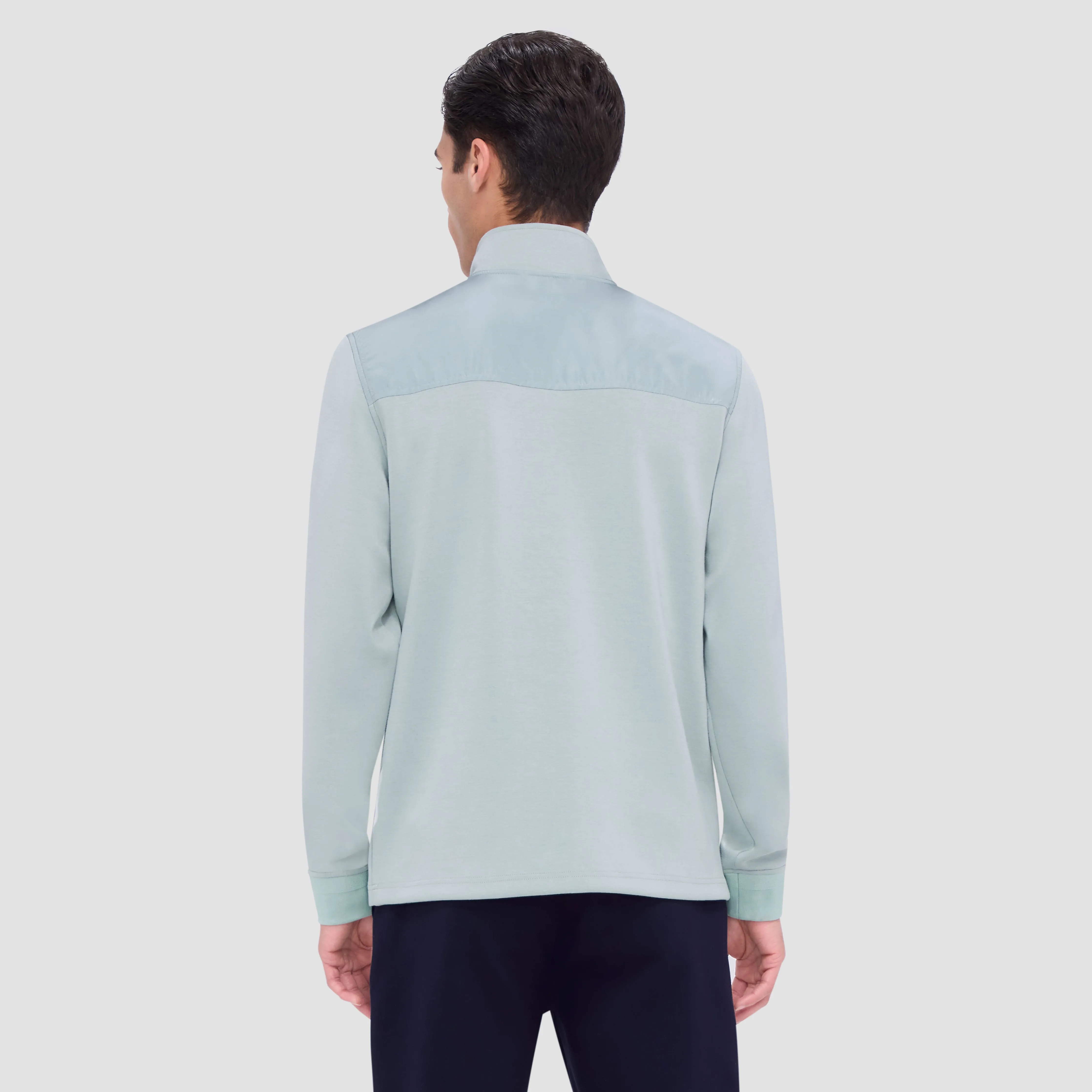 Soft Touch Performance Quarter-Zip Pullover sold by Bugatchi product image thumbnail 4