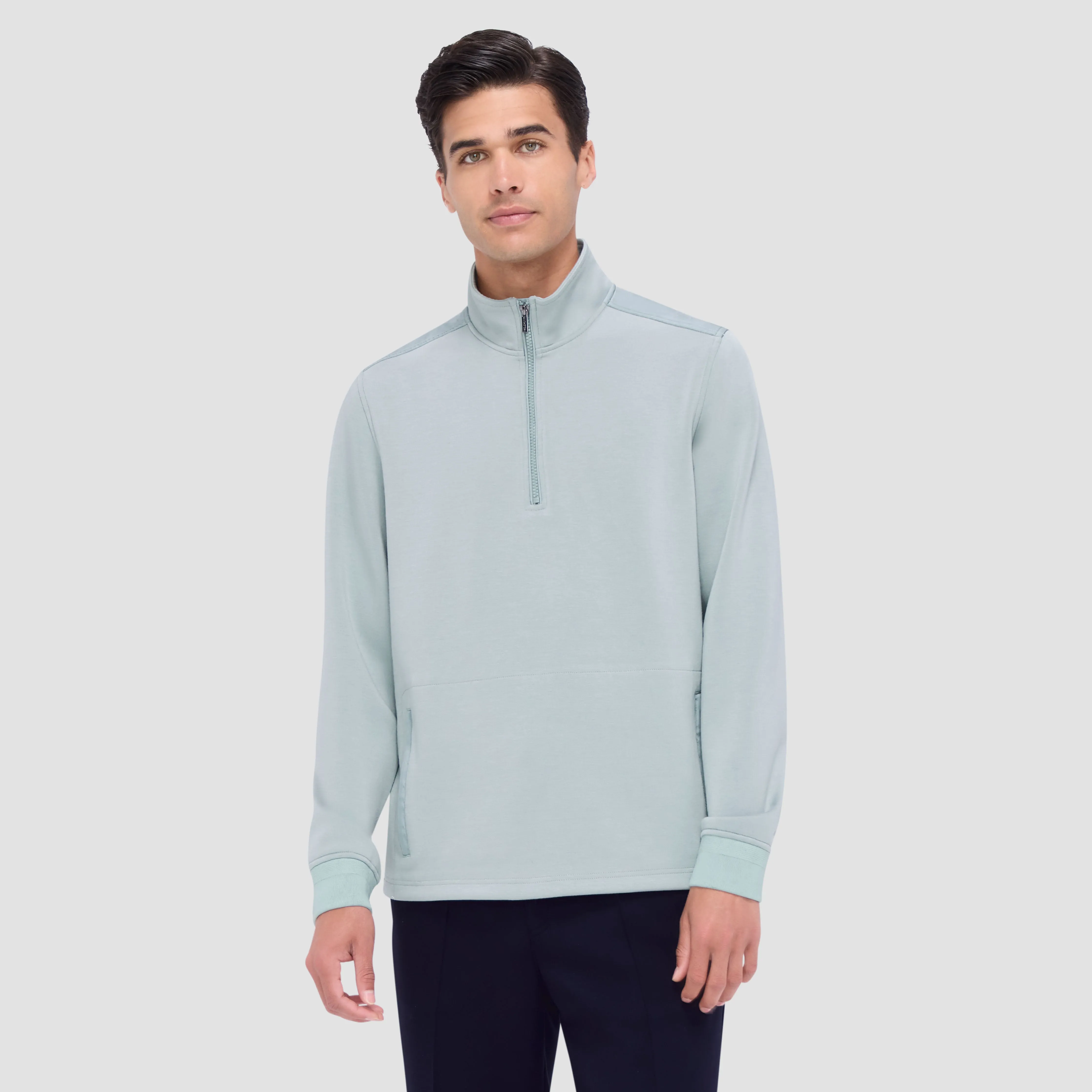 Soft Touch Performance Quarter-Zip Pullover sold by Bugatchi product image thumbnail 2