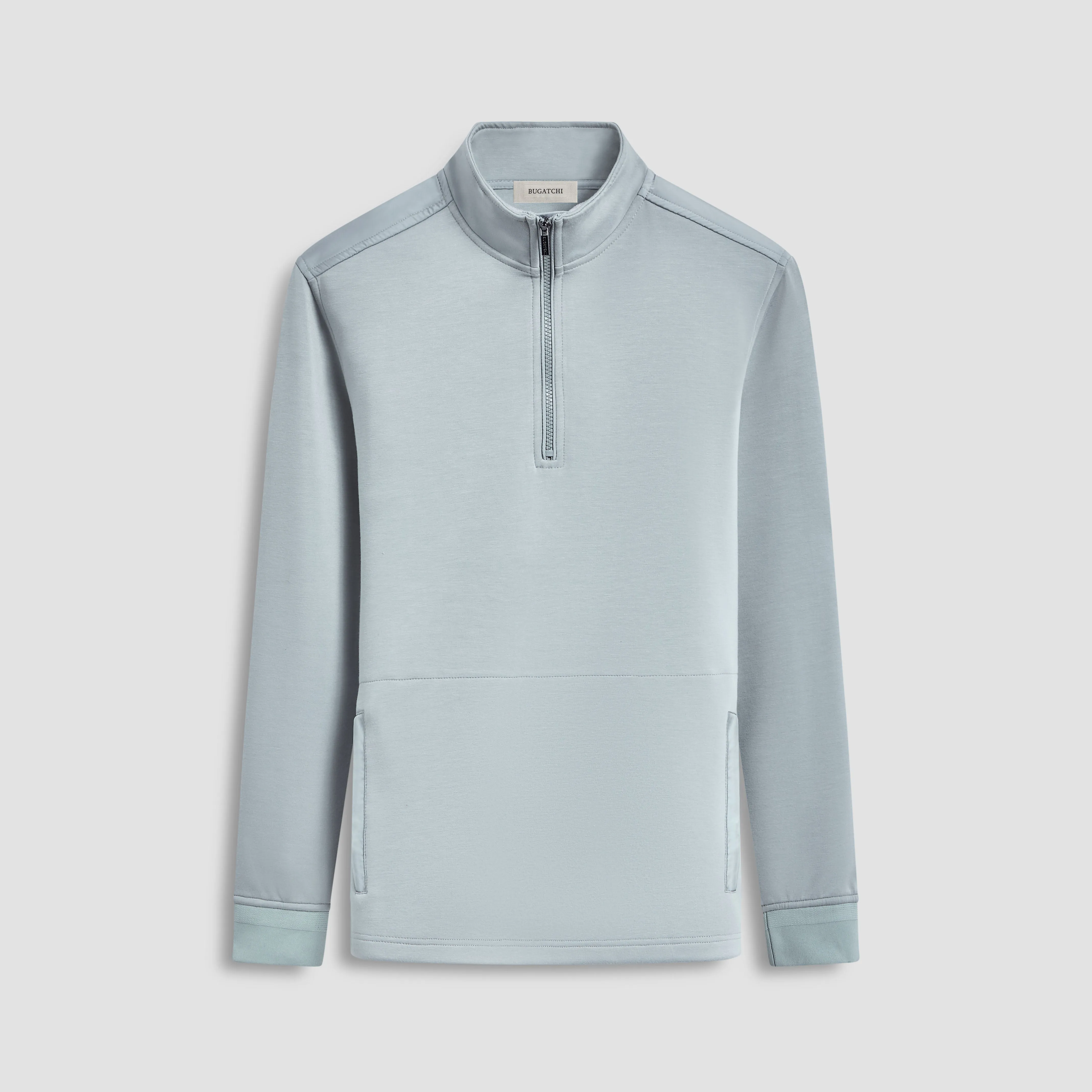 Soft Touch Performance Quarter-Zip Pullover sold by Bugatchi