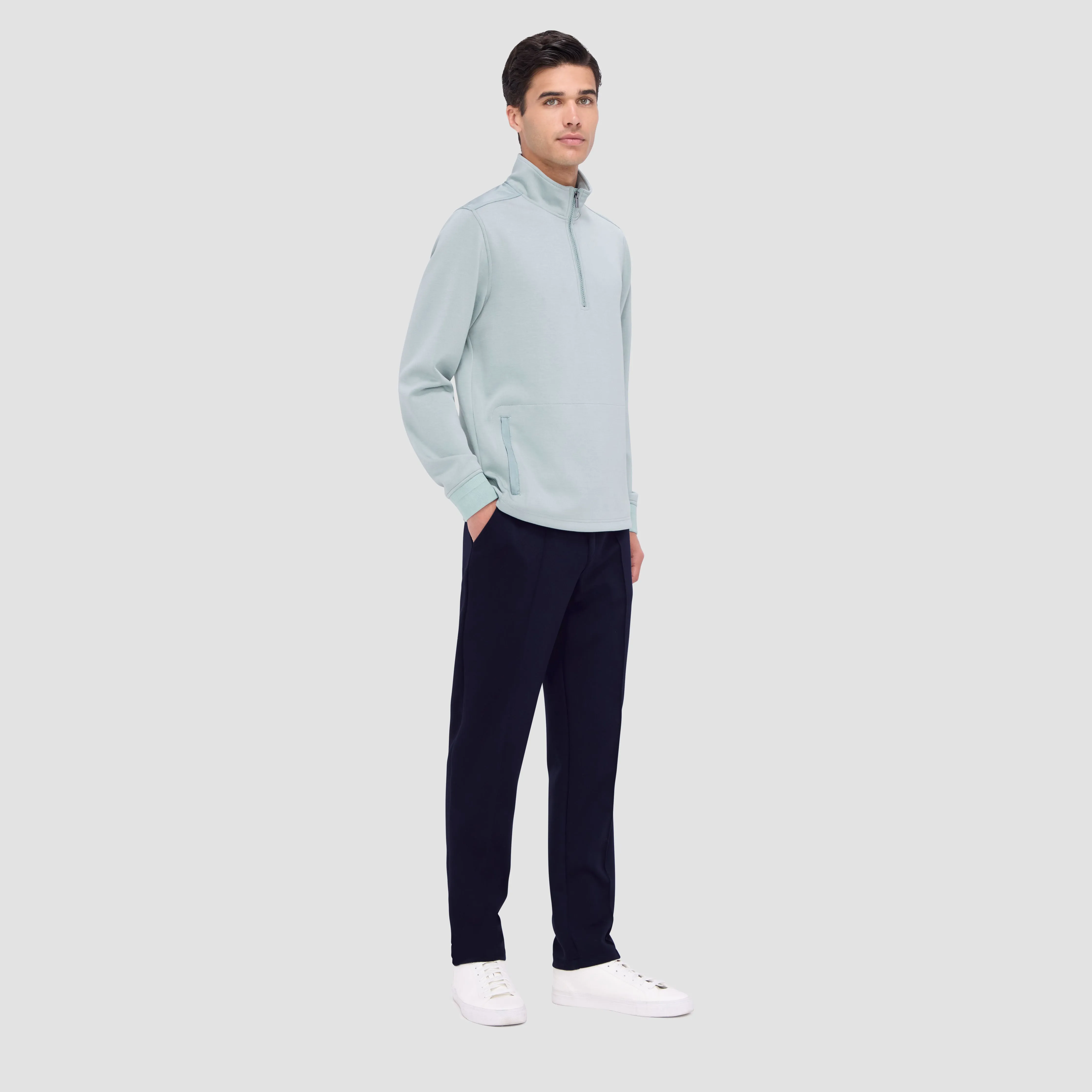 Soft Touch Performance Quarter-Zip Pullover sold by Bugatchi product image thumbnail 5
