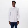 JAMES Plaid Check OoohCotton Twill Shirt sold by Bugatchi