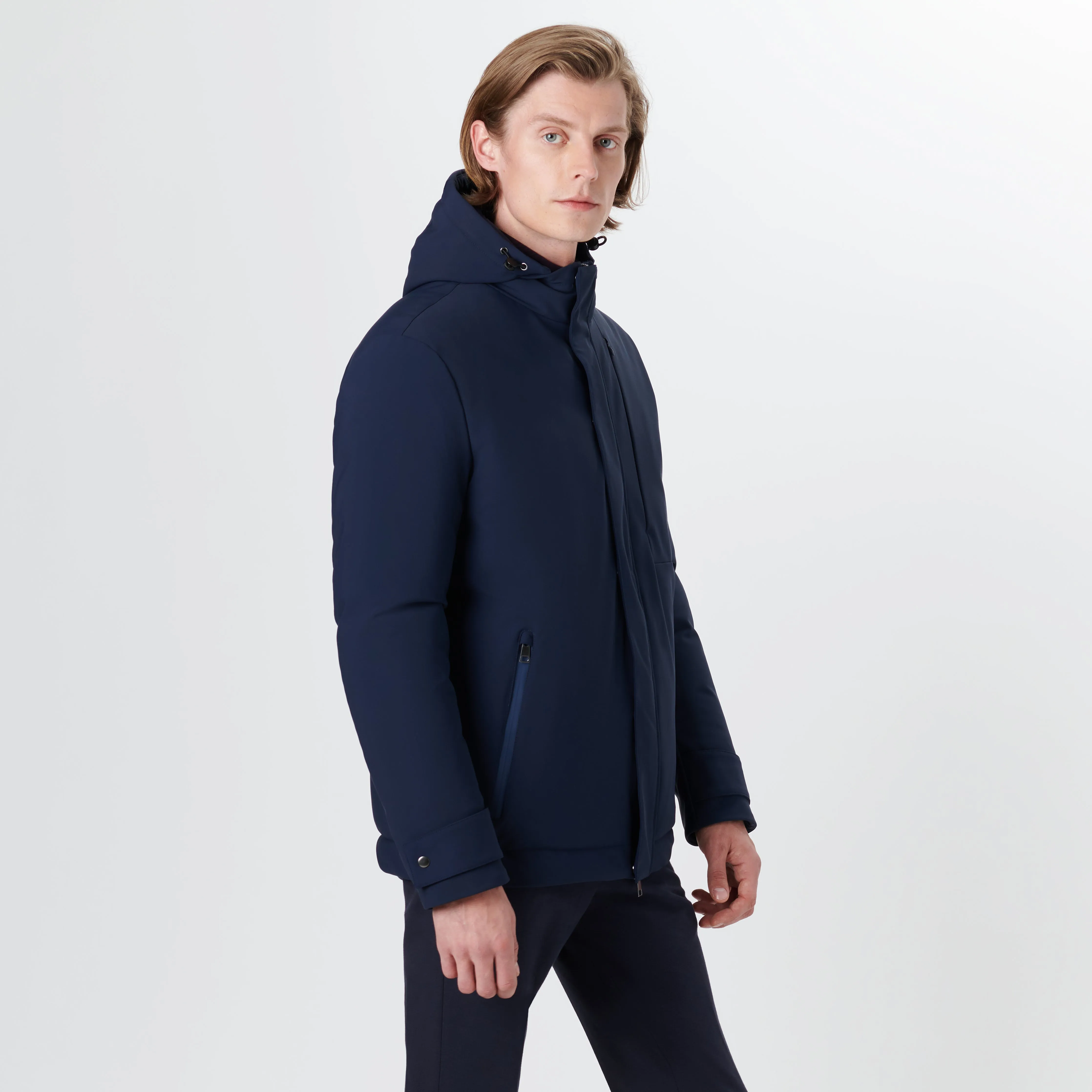 Bomber Jacket with Hood sold by Bugatchi product image thumbnail 3