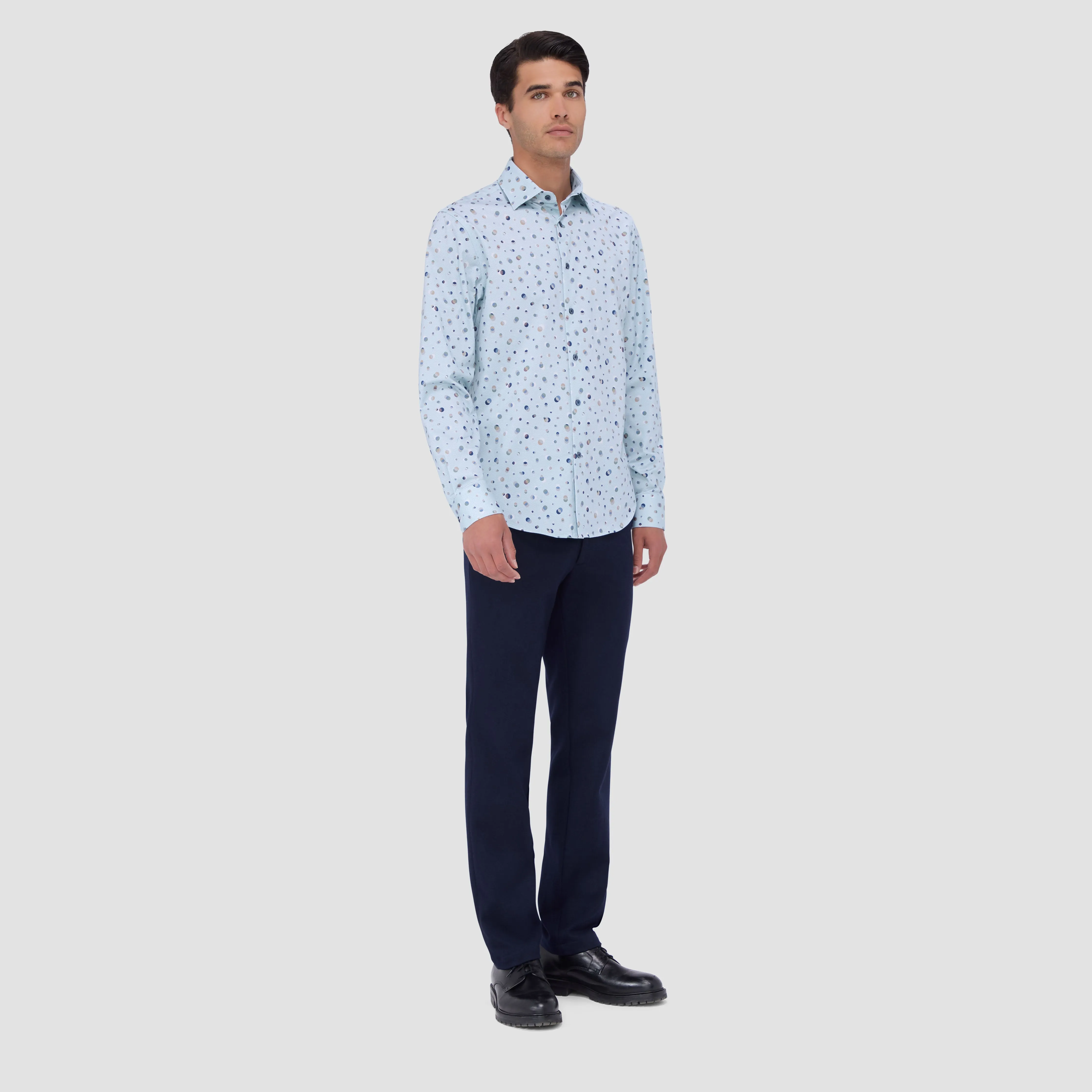 James Geometric OoohCotton Shirt sold by Bugatchi product image thumbnail 5