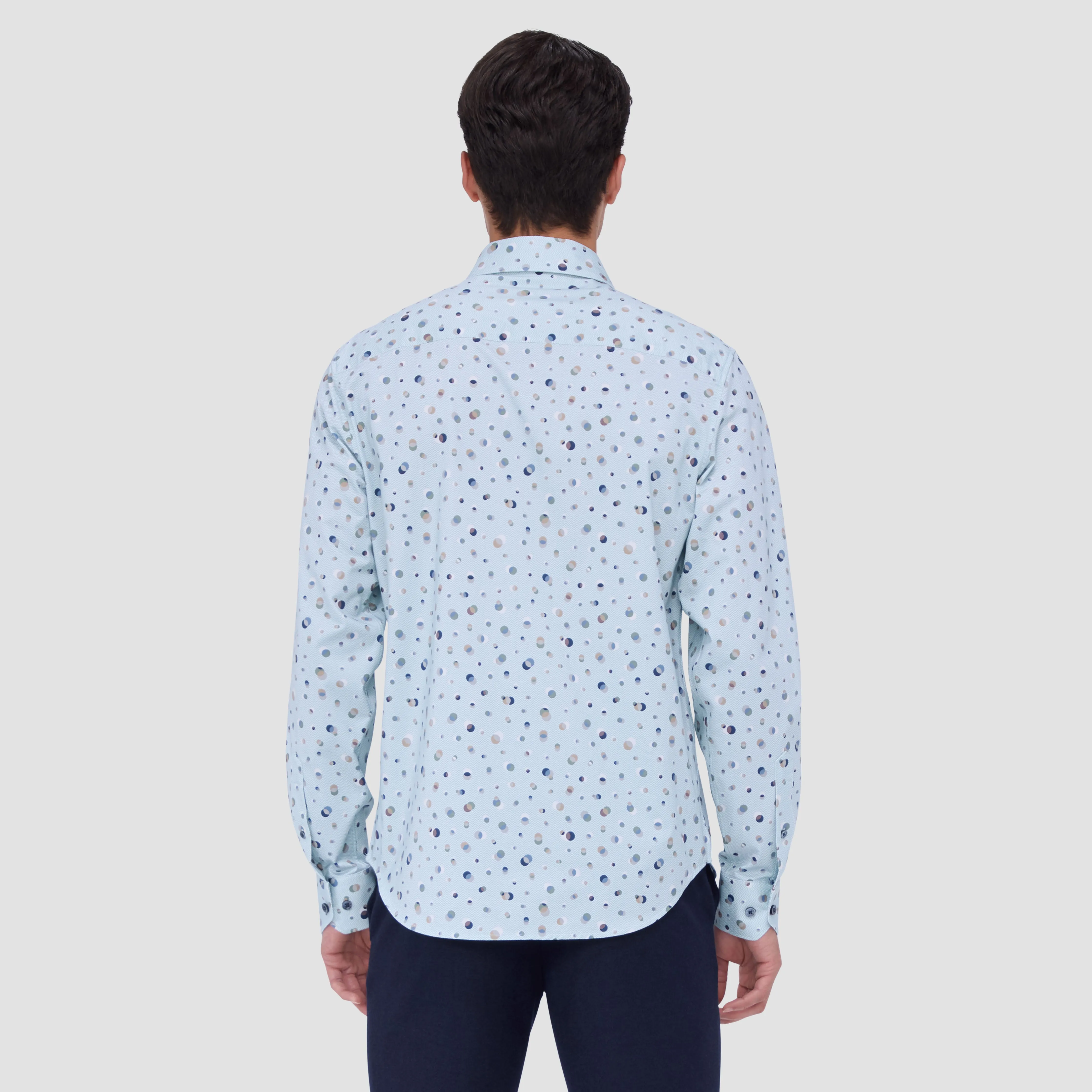 James Geometric OoohCotton Shirt sold by Bugatchi product image thumbnail 4