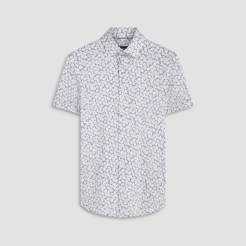 Miles Floral Print OoohCotton Short Sleeve Shirt sold by Bugatchi