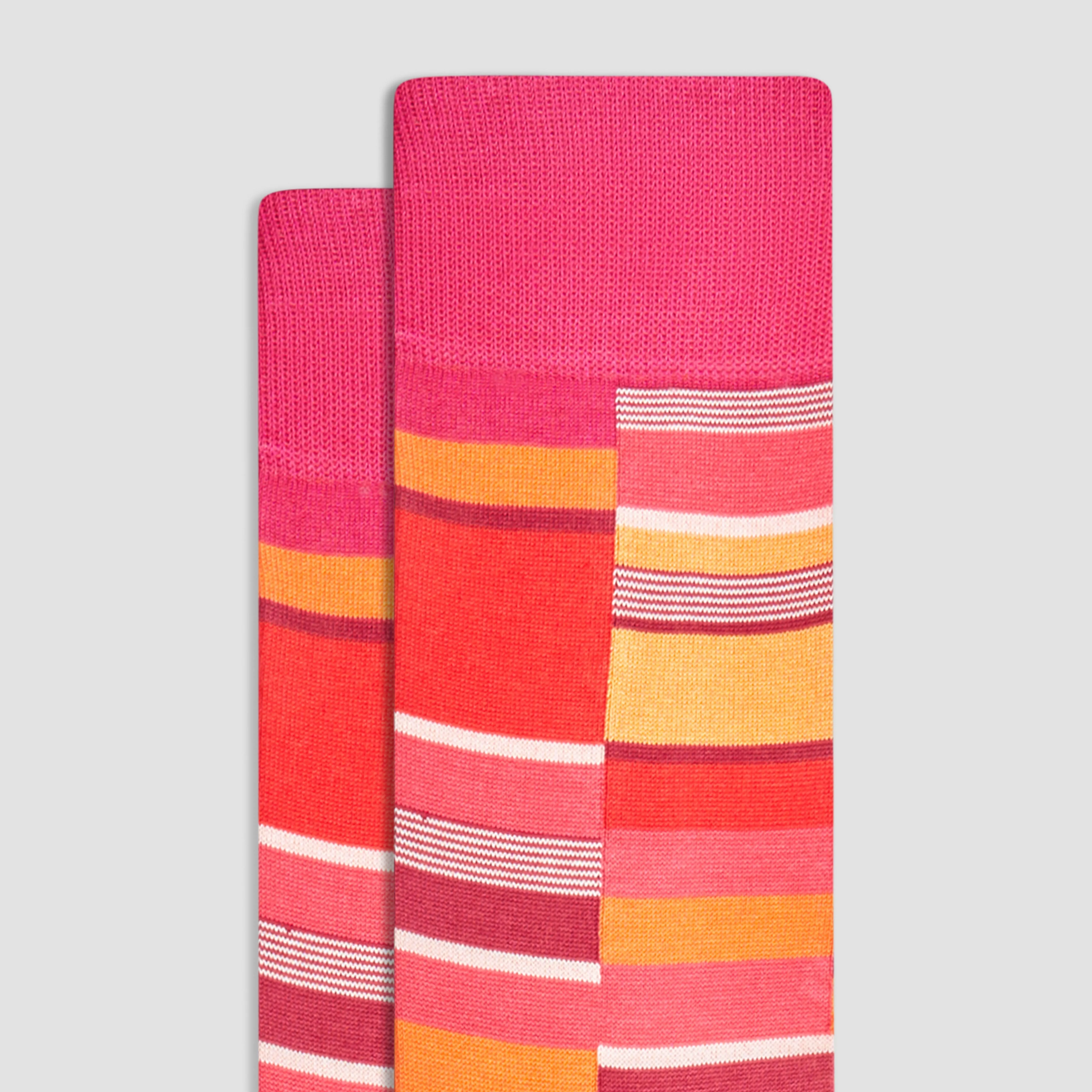 Striped Mid-Calf Socks sold by Bugatchi product image thumbnail 2