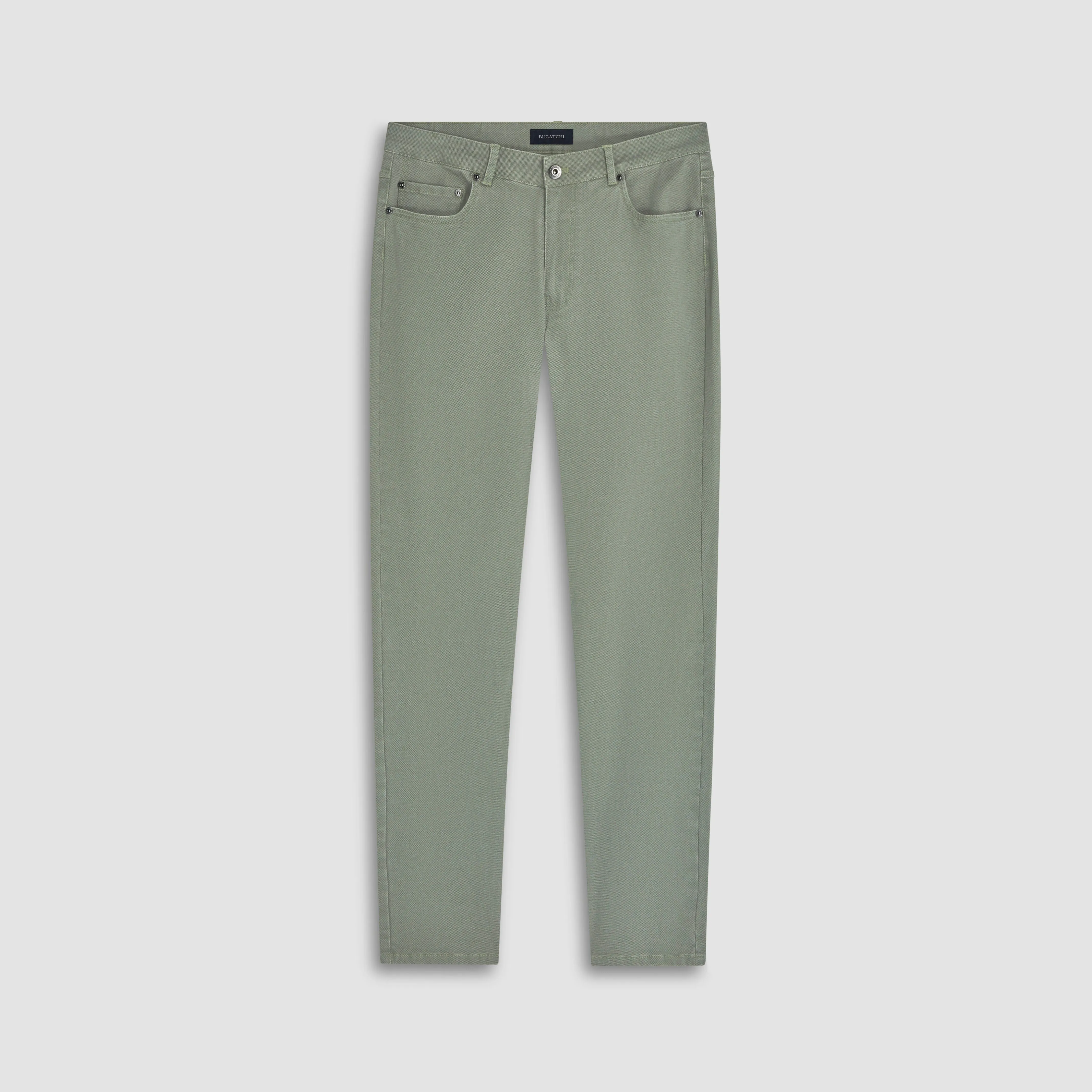 Preston Crosshatch Printed Five Pocket Pants sold by Bugatchi