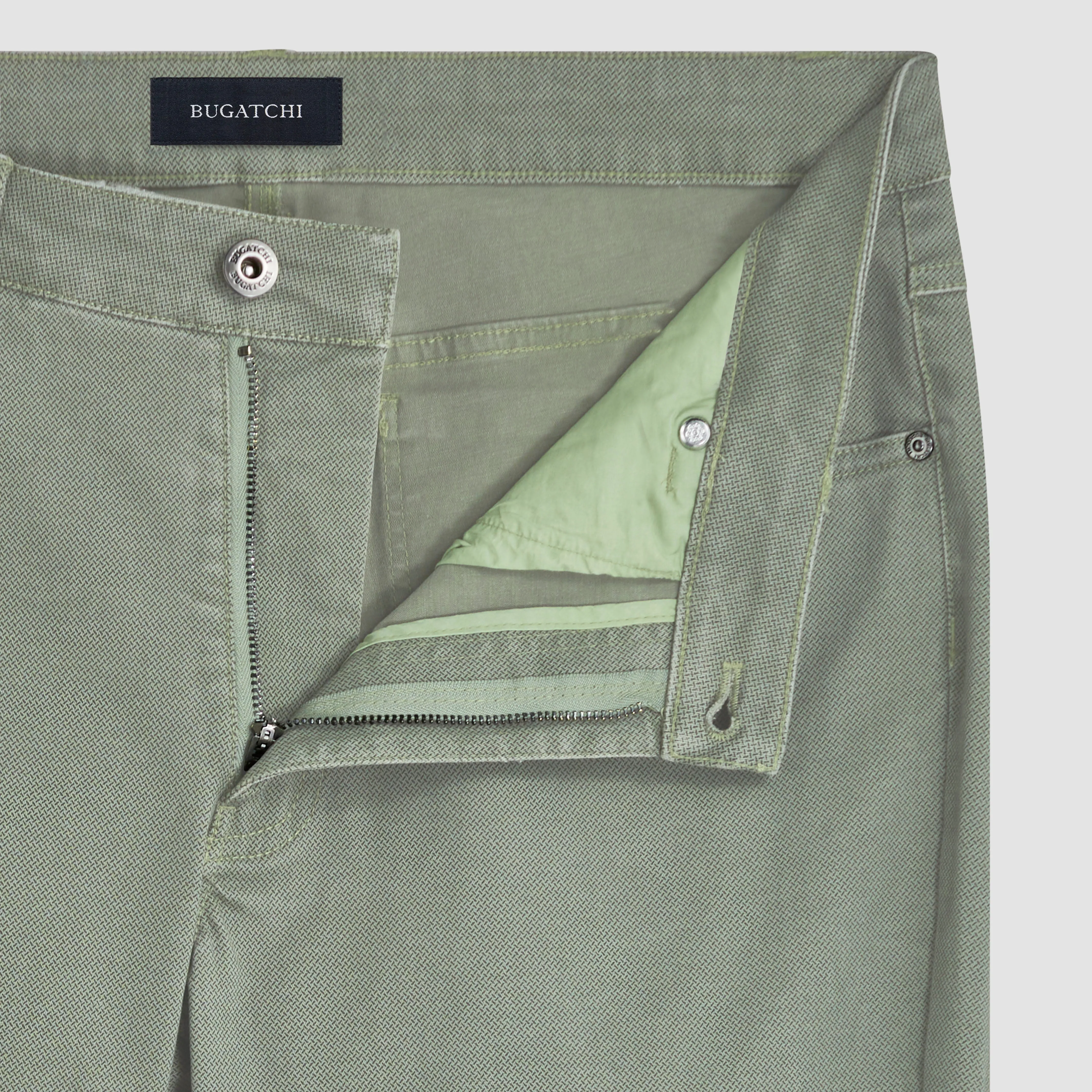 Preston Crosshatch Printed Five Pocket Pants sold by Bugatchi product image thumbnail 5