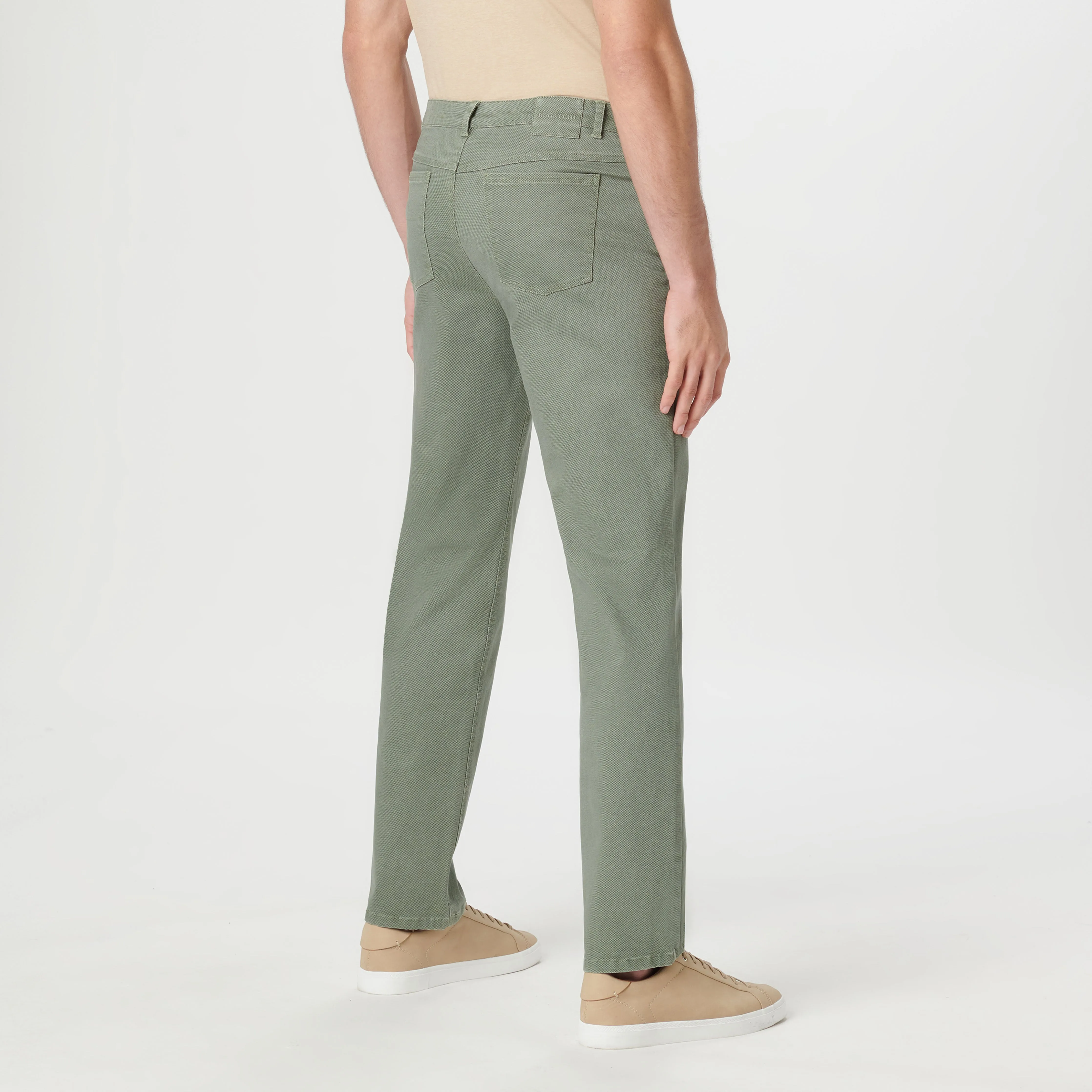 Preston Crosshatch Printed Five Pocket Pants sold by Bugatchi product image thumbnail 3