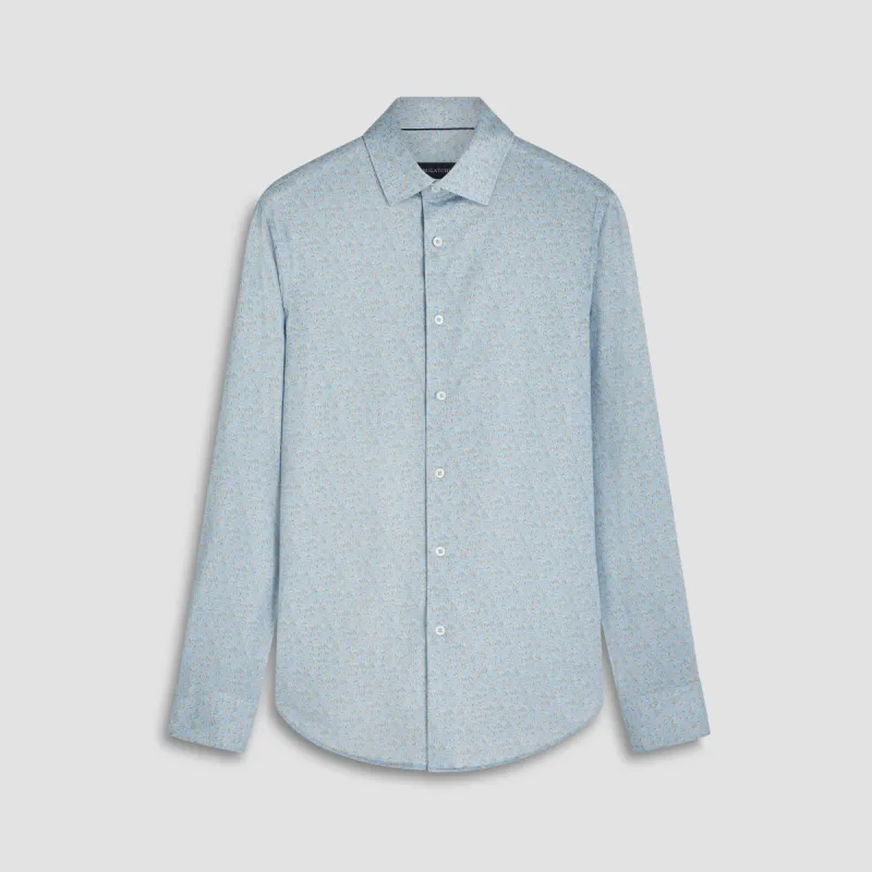 James Leaf Print OoohCotton Shirt sold by Bugatchi