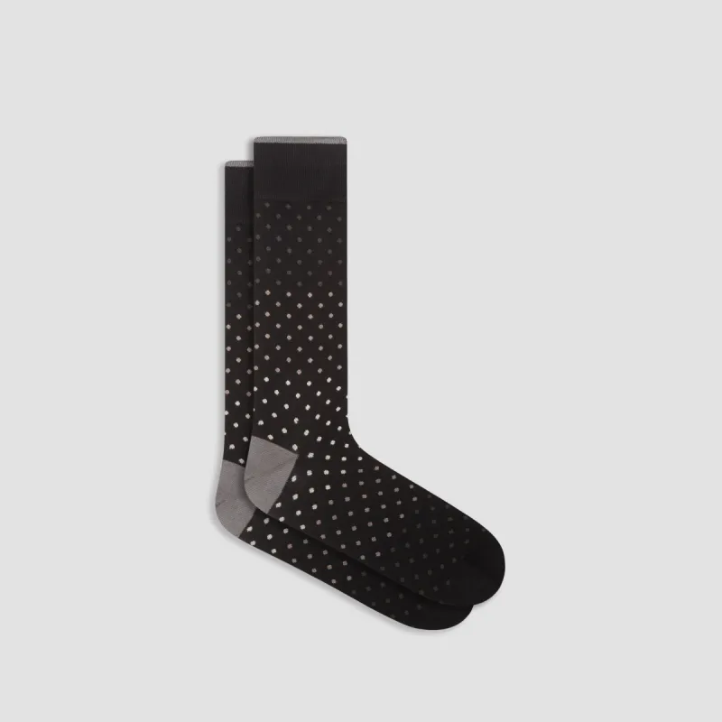Gradient Dots Mid-Calf Socks sold by Bugatchi