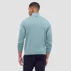 Quilted Yoke Quarter-Zip Sweater sold by Bugatchi