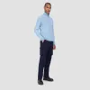 Bird's Eye Jacquard Quarter-Zip Mock Neck Sweater sold by Bugatchi