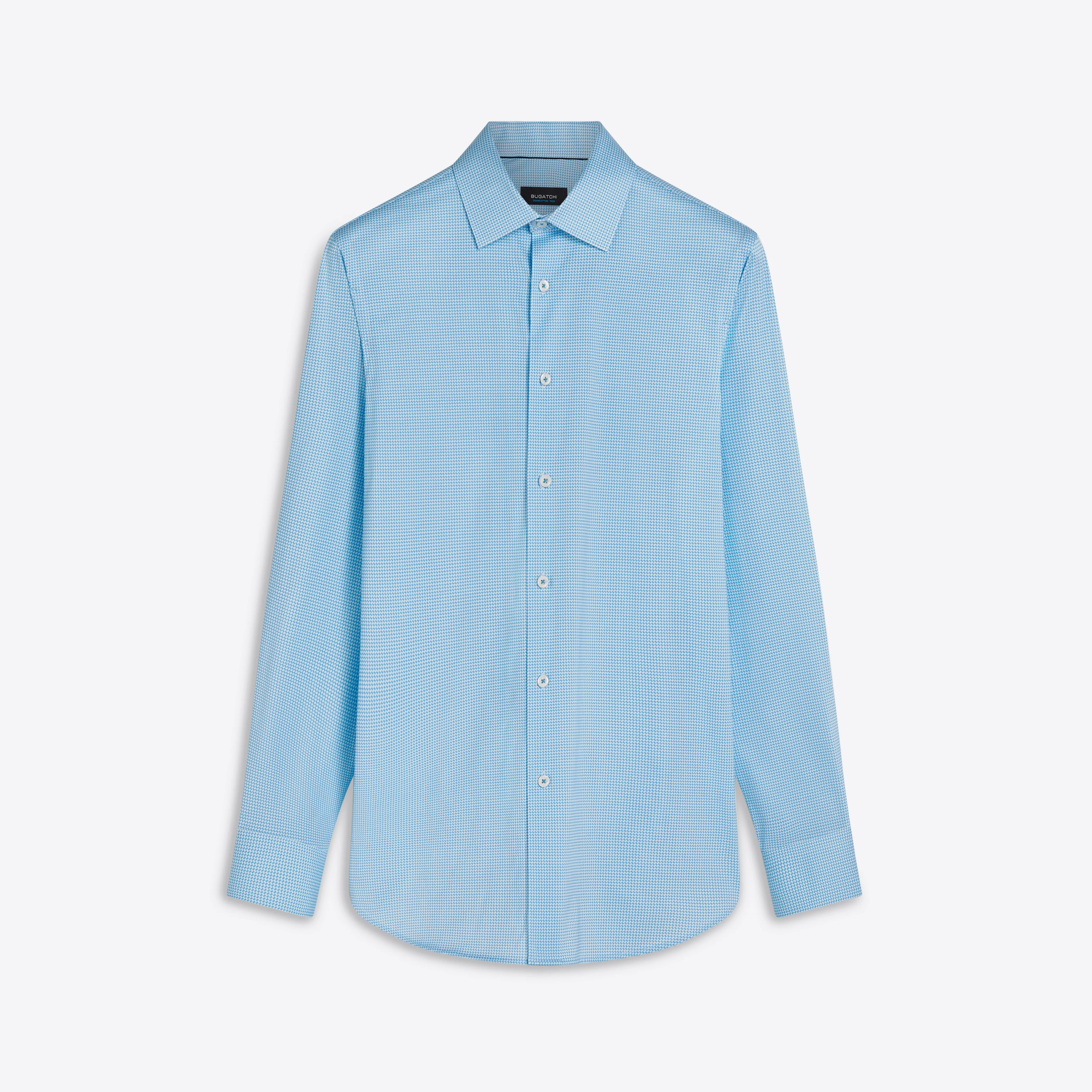 JAMES Chevron Stripe OoohCotton Shirt sold by Bugatchi