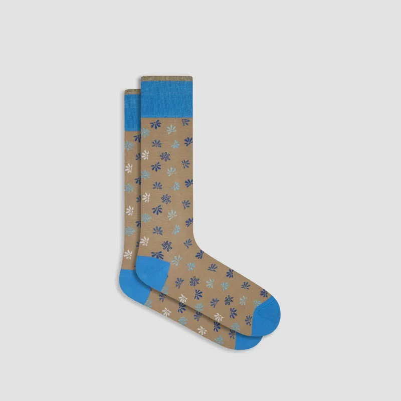 Abstract Mid-Calf Socks sold by Bugatchi