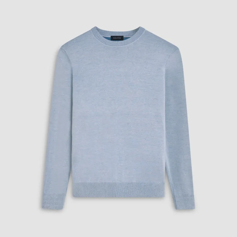 Melange Crew Neck Sweater sold by Bugatchi