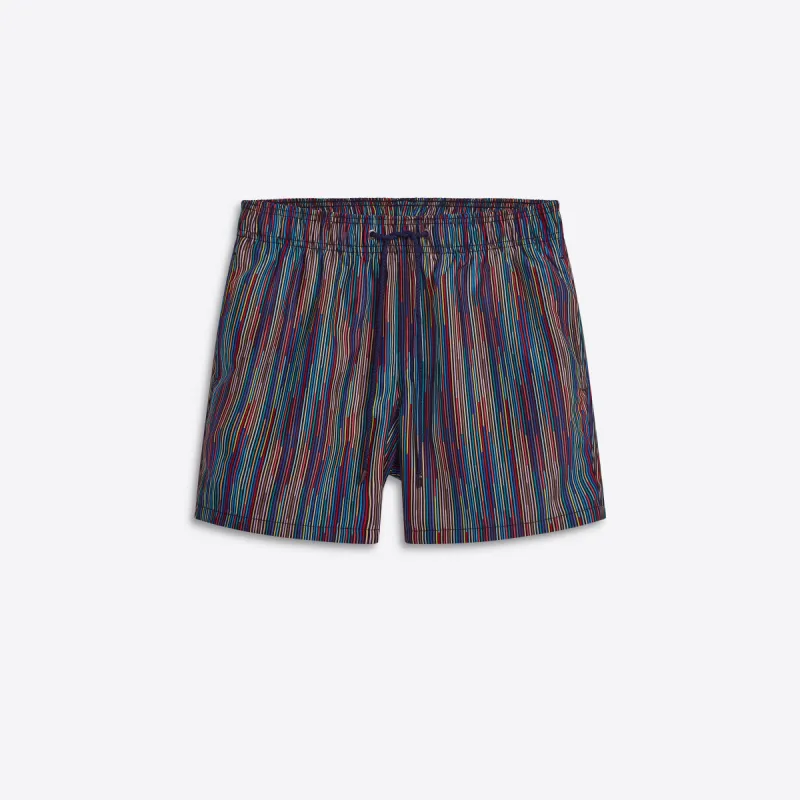 ARCHER Striped Swim Trunks sold by Bugatchi