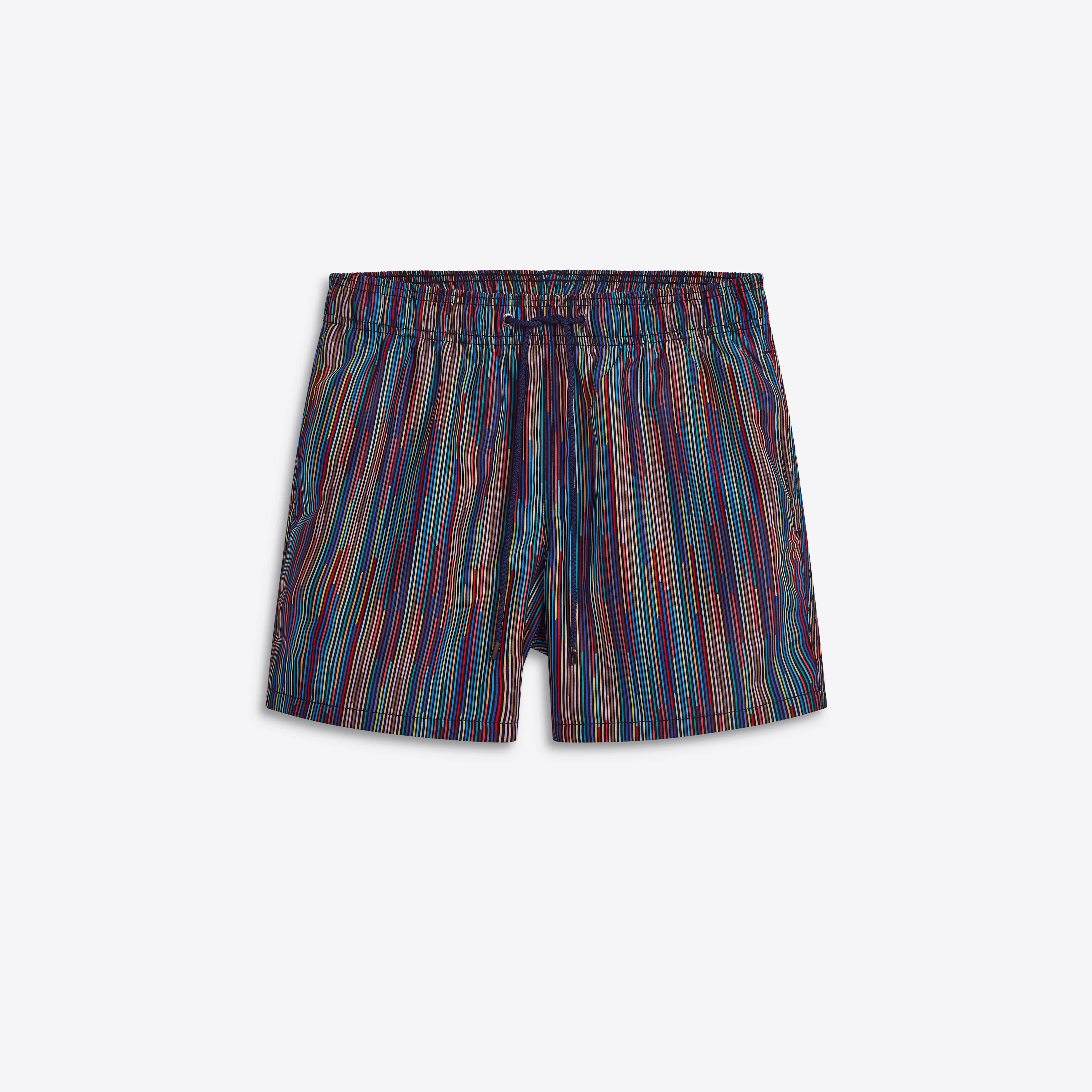 ARCHER Striped Swim Trunks sold by Bugatchi