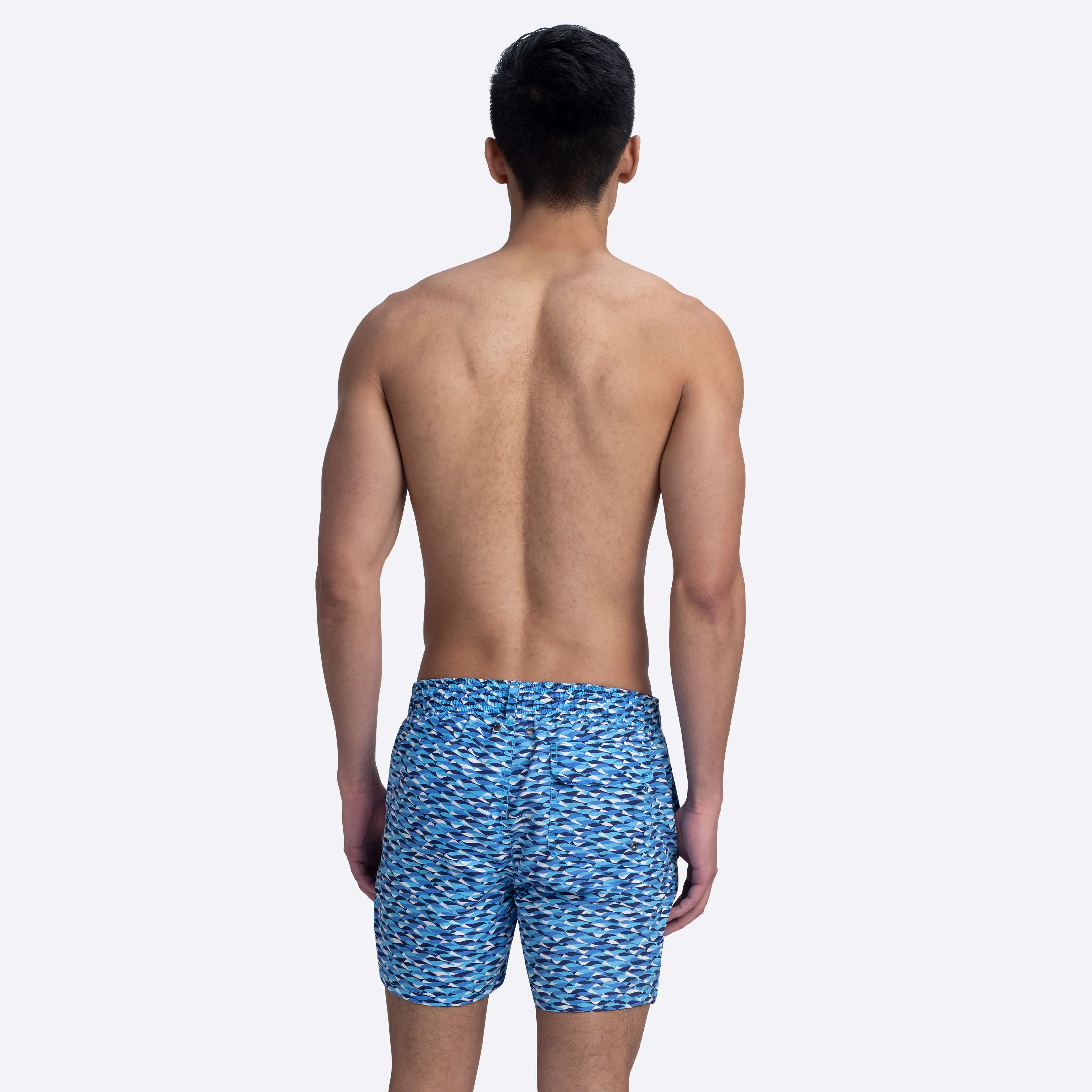 LENOX Abstract Print Swim Trunks sold by Bugatchi product image thumbnail 5
