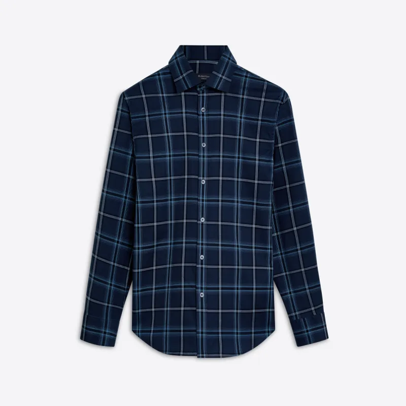 JULIAN Plaid Check Shirt sold by Bugatchi