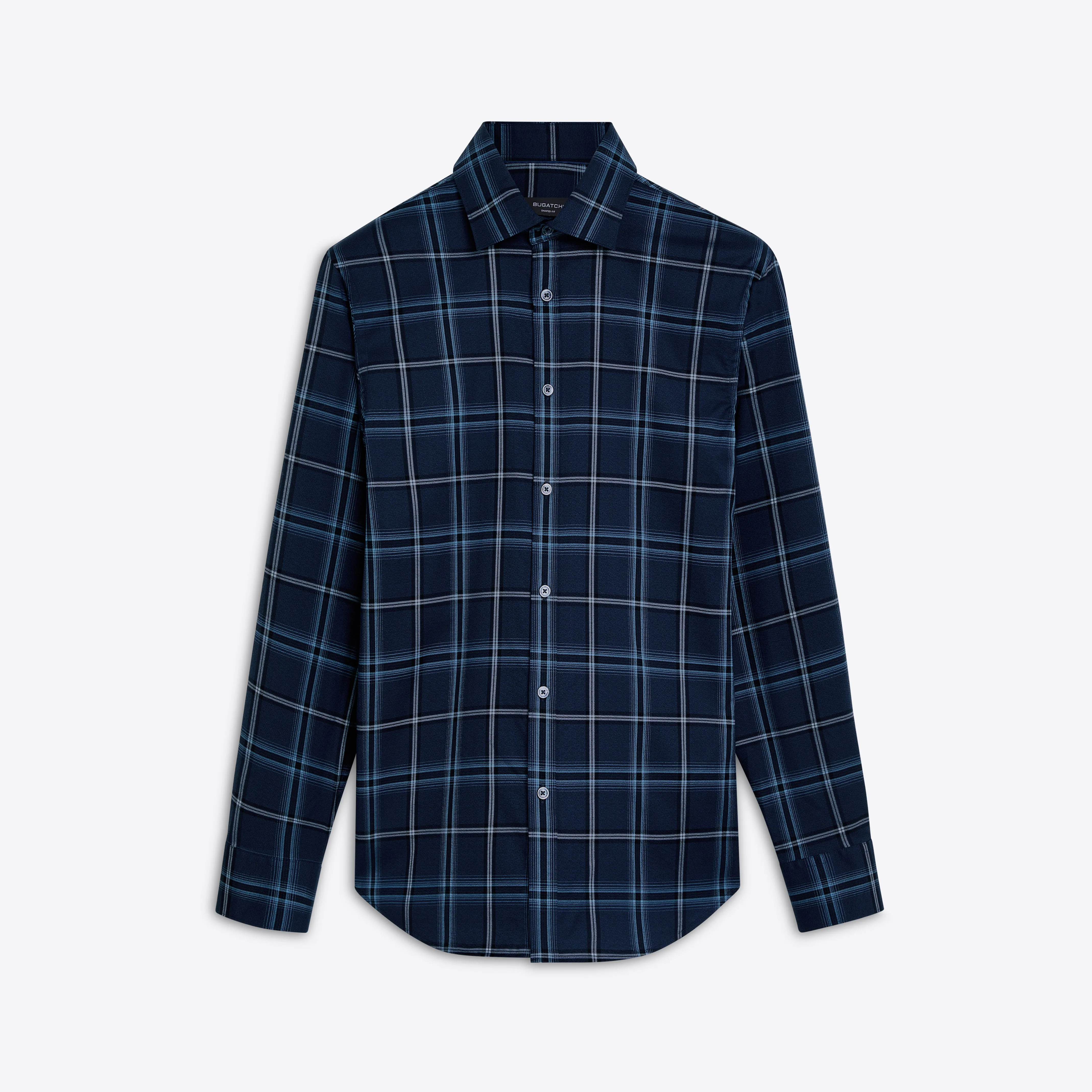 JULIAN Plaid Check Shirt sold by Bugatchi