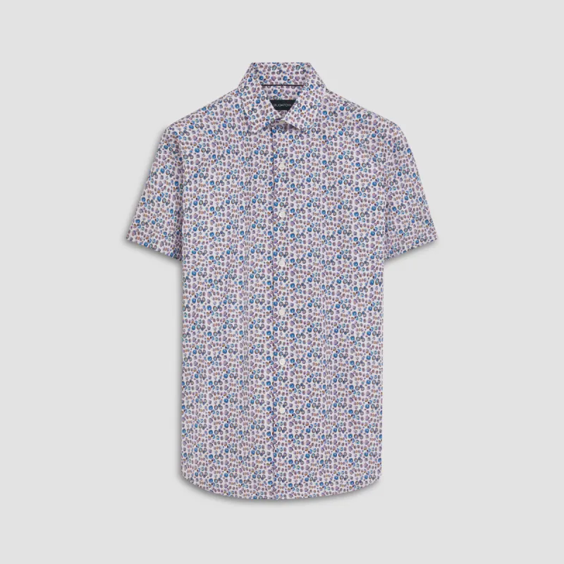 Orson Abstract Print Short Sleeve Shirt sold by Bugatchi