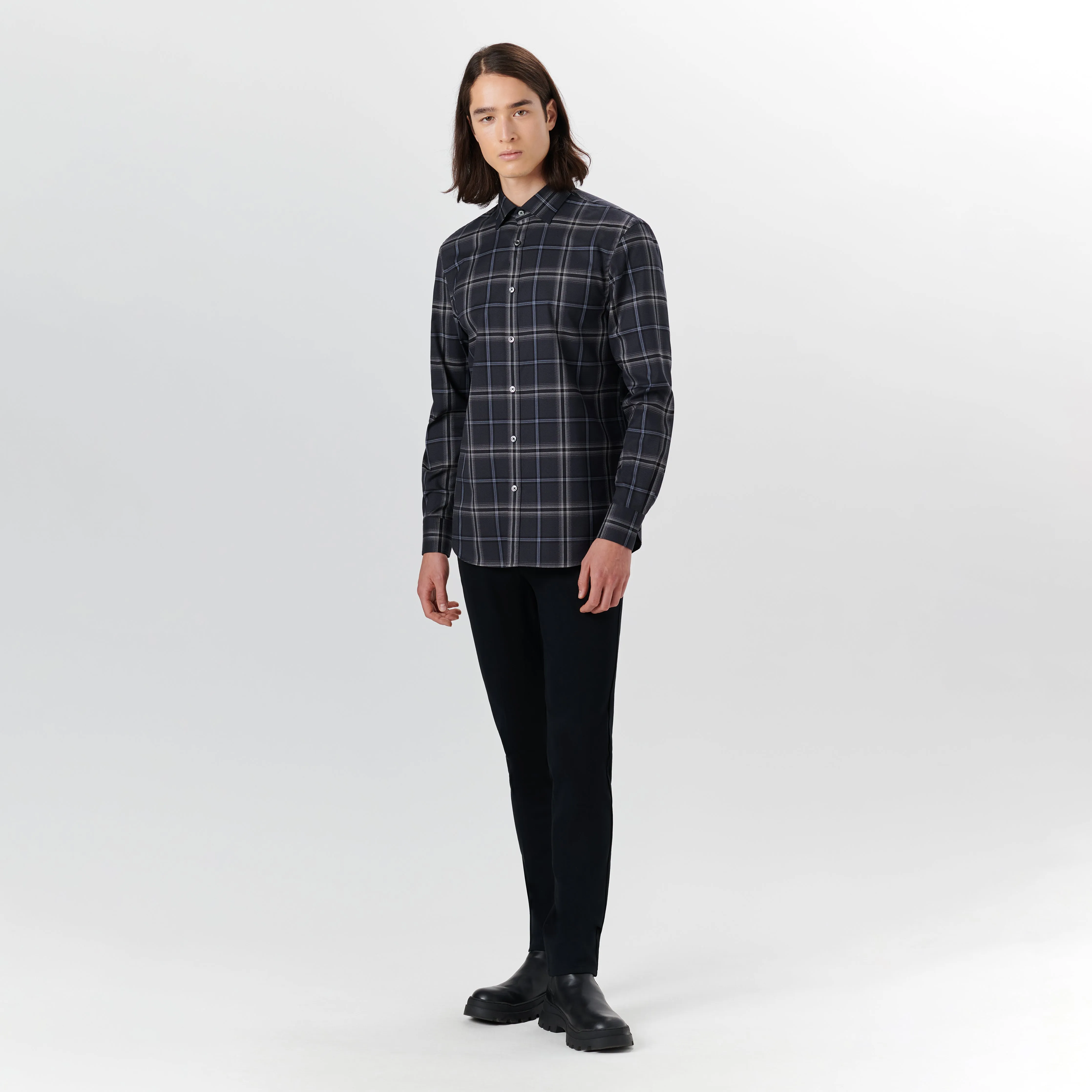 JULIAN Plaid Check Shirt sold by Bugatchi product image thumbnail 5
