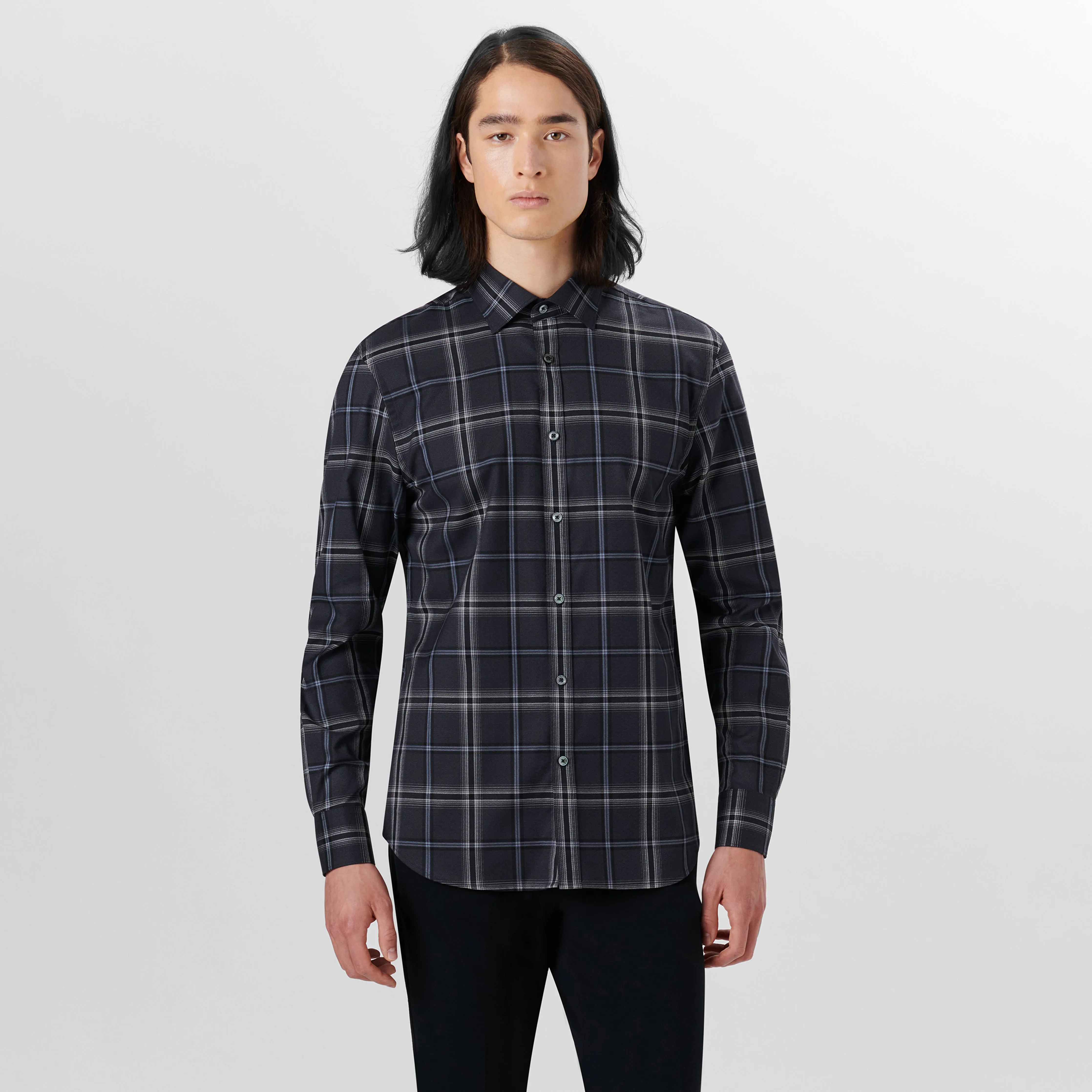 JULIAN Plaid Check Shirt sold by Bugatchi product image thumbnail 2