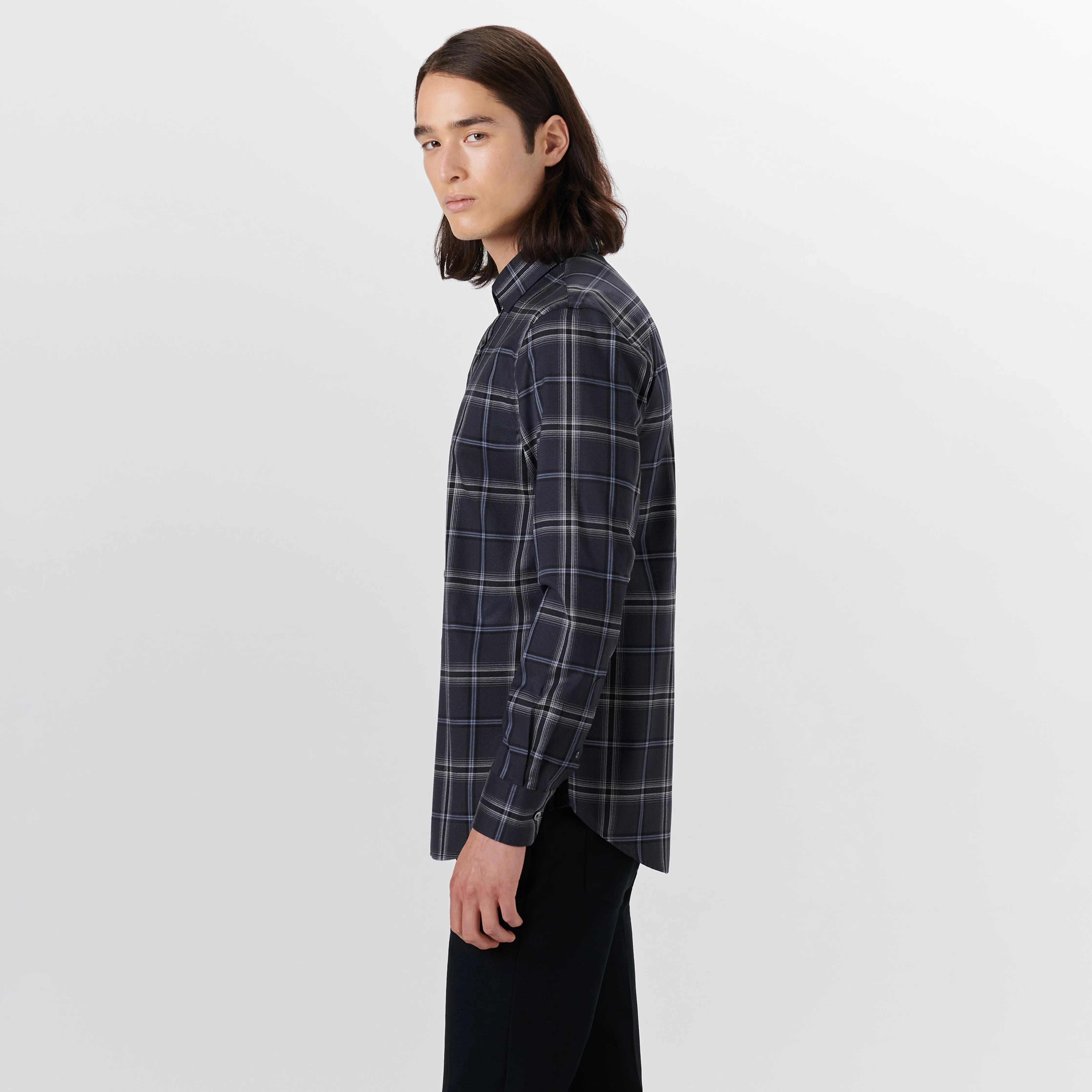 JULIAN Plaid Check Shirt sold by Bugatchi product image thumbnail 3