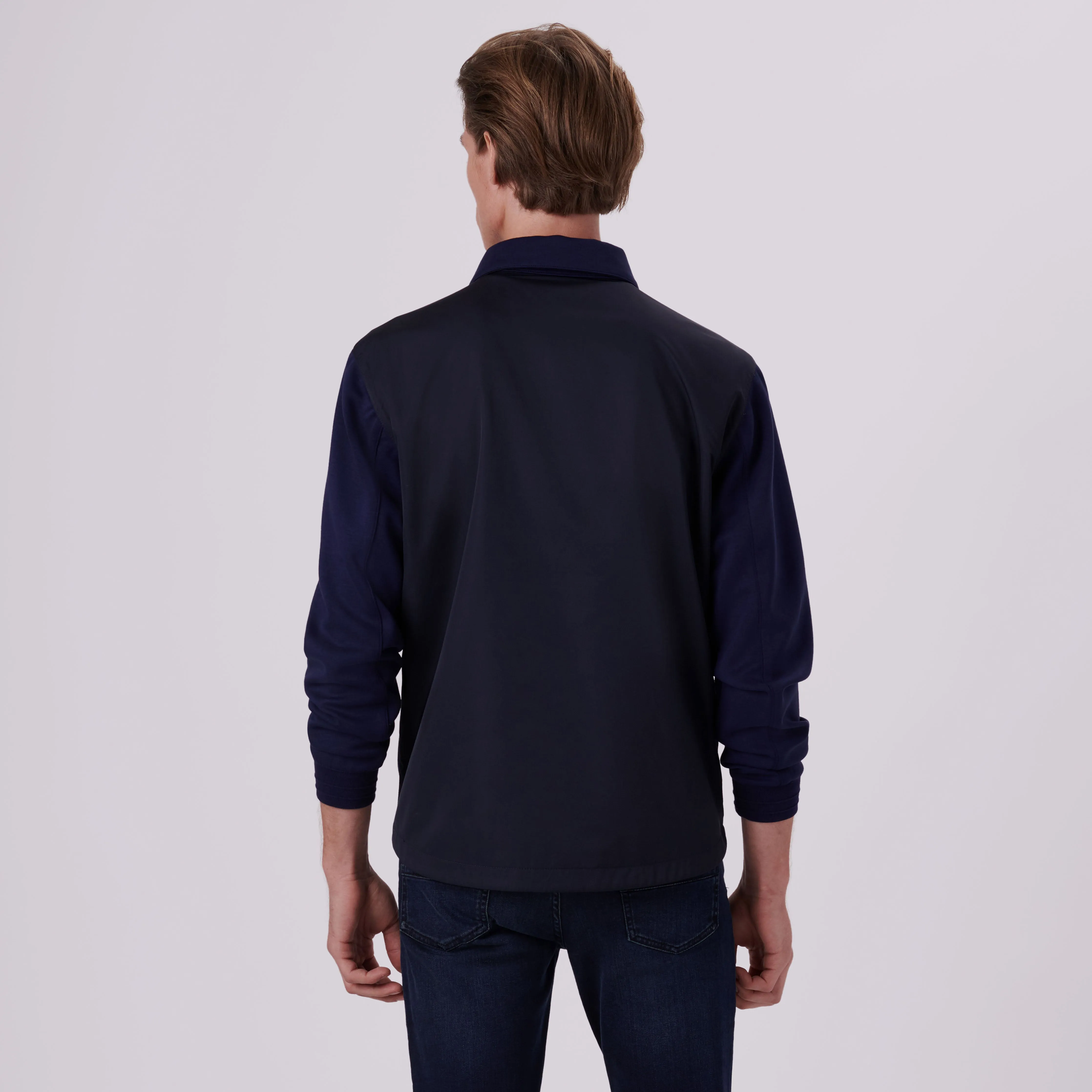 Knit Shirt Jacket sold by Bugatchi product image thumbnail 4