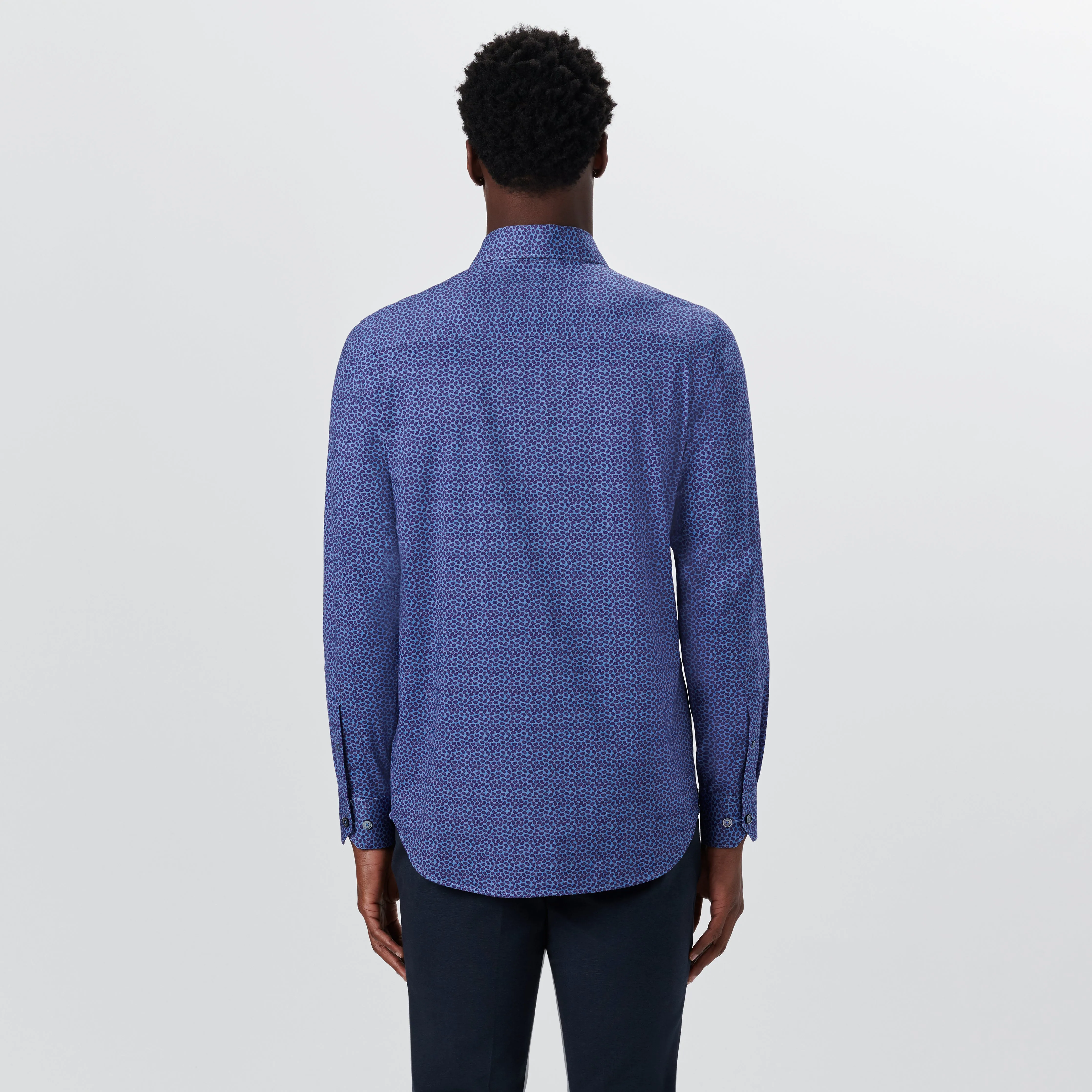 JAMES Paisley Print OoohCotton Shirt sold by Bugatchi product image thumbnail 4