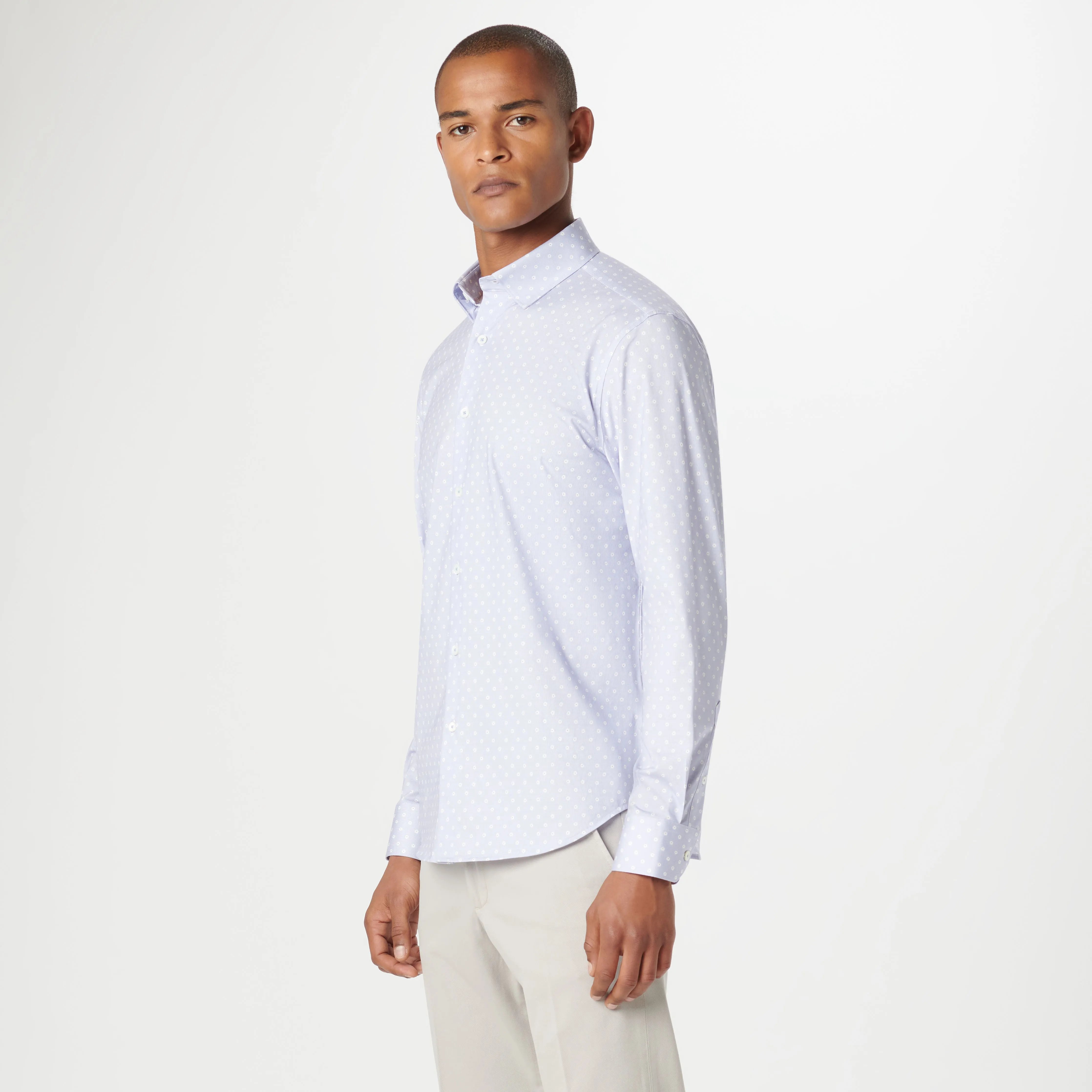 Jules Floral OoohCotton Shirt sold by Bugatchi product image thumbnail 3