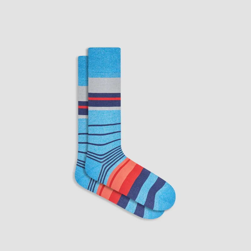 Striped Mid-Calf Socks sold by Bugatchi