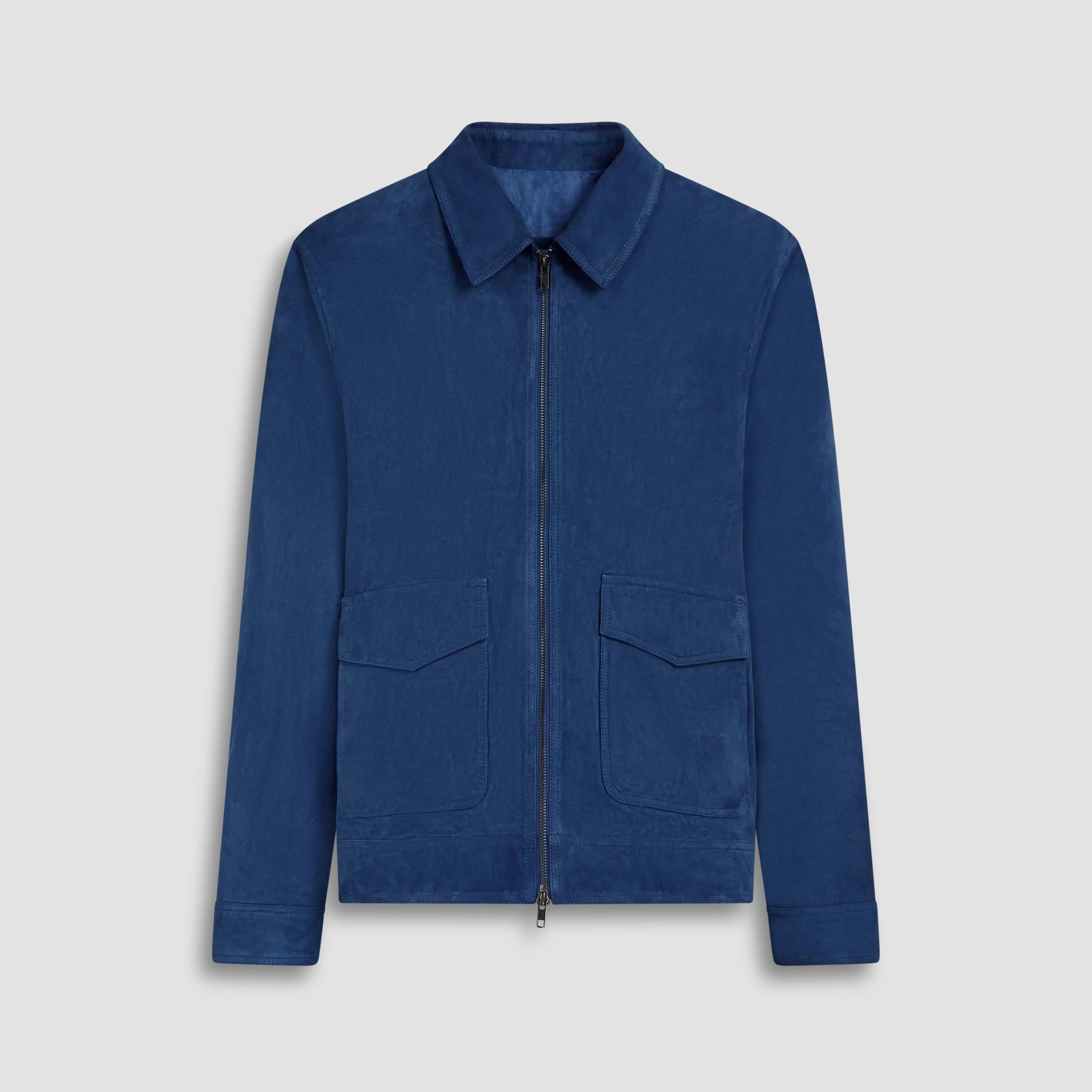 Suede Bomber Jacket sold by Bugatchi