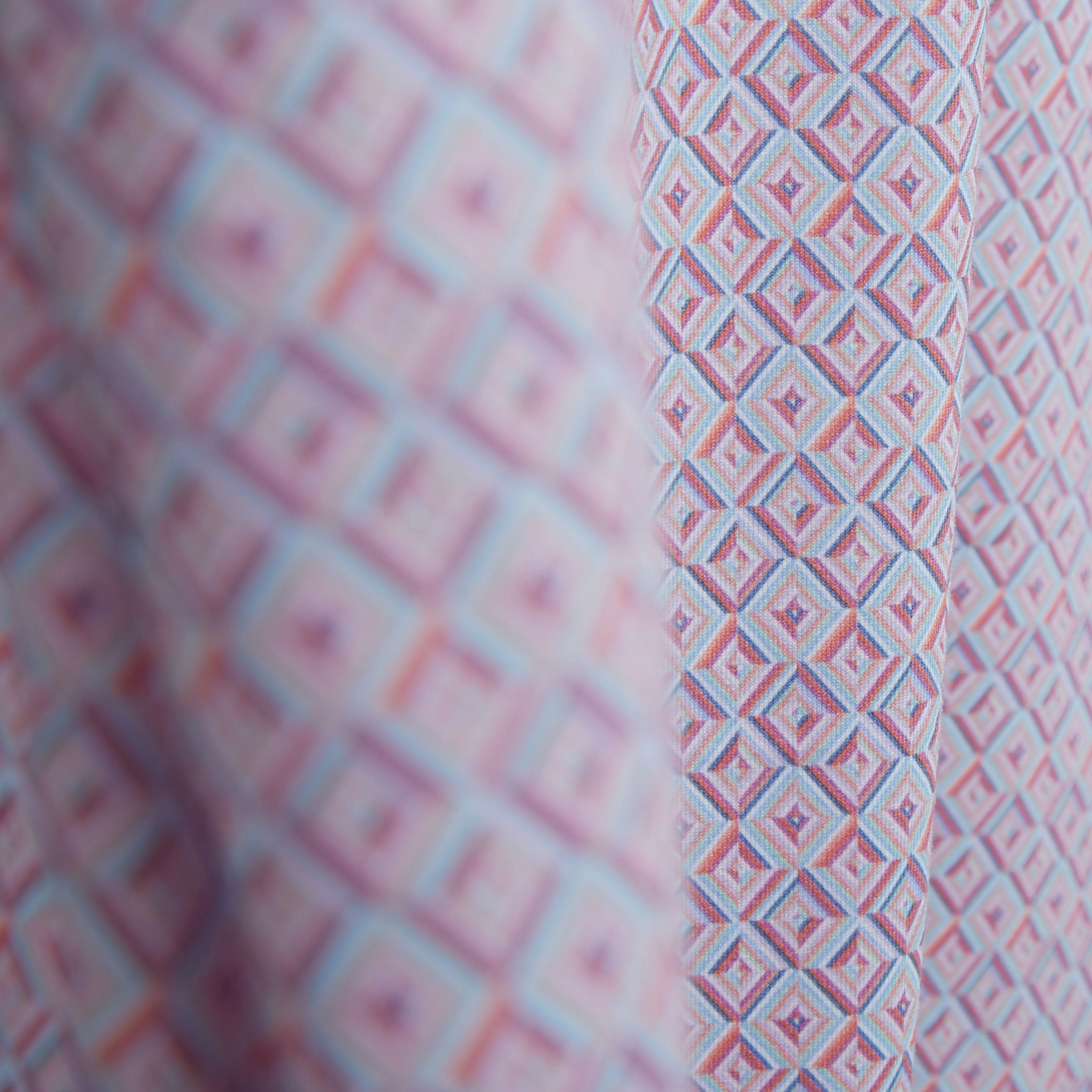 Miles Diamond Check OoohCotton Short Sleeve Shirt sold by Bugatchi product image thumbnail 3