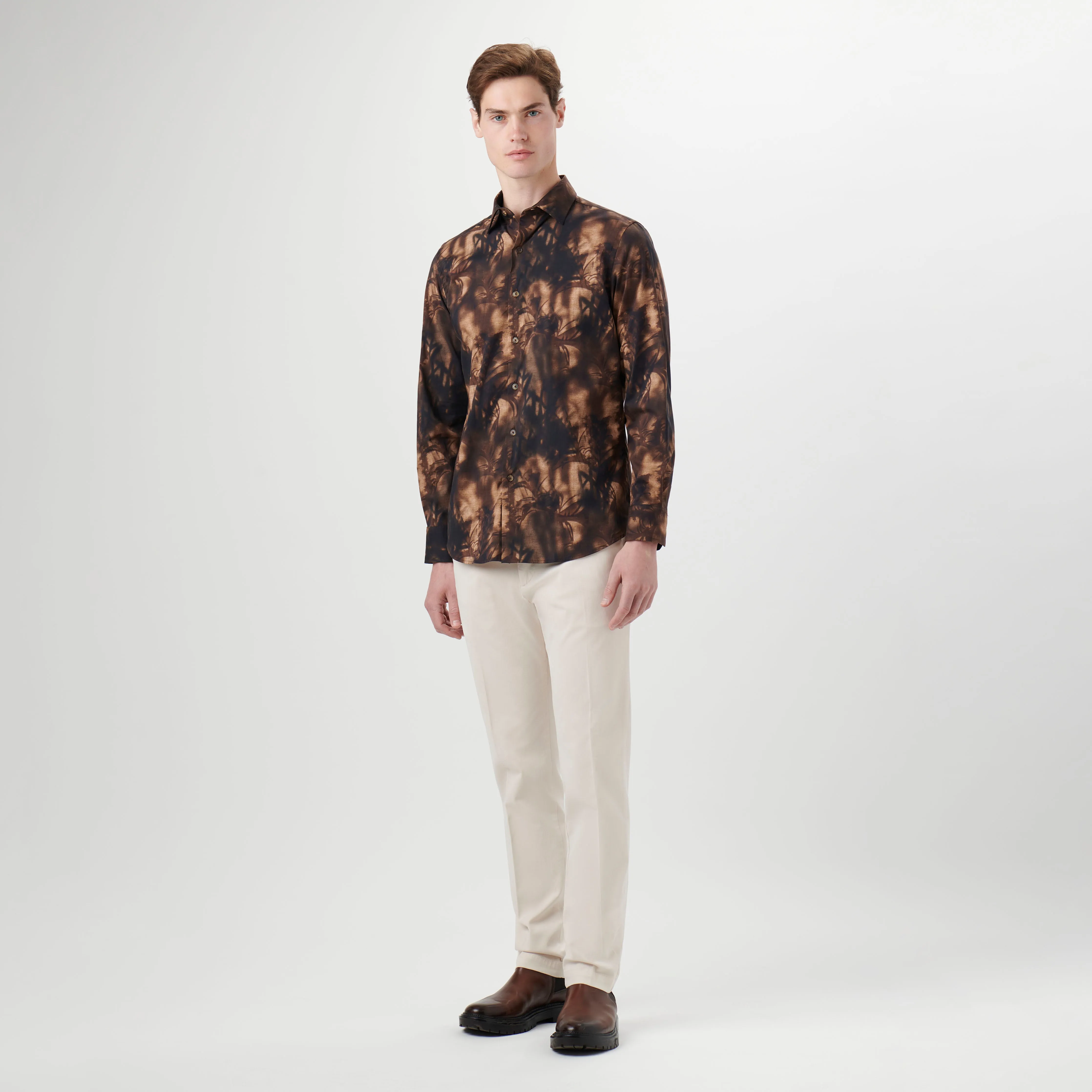 Julian Airbrush Print Shirt sold by Bugatchi product image thumbnail 5