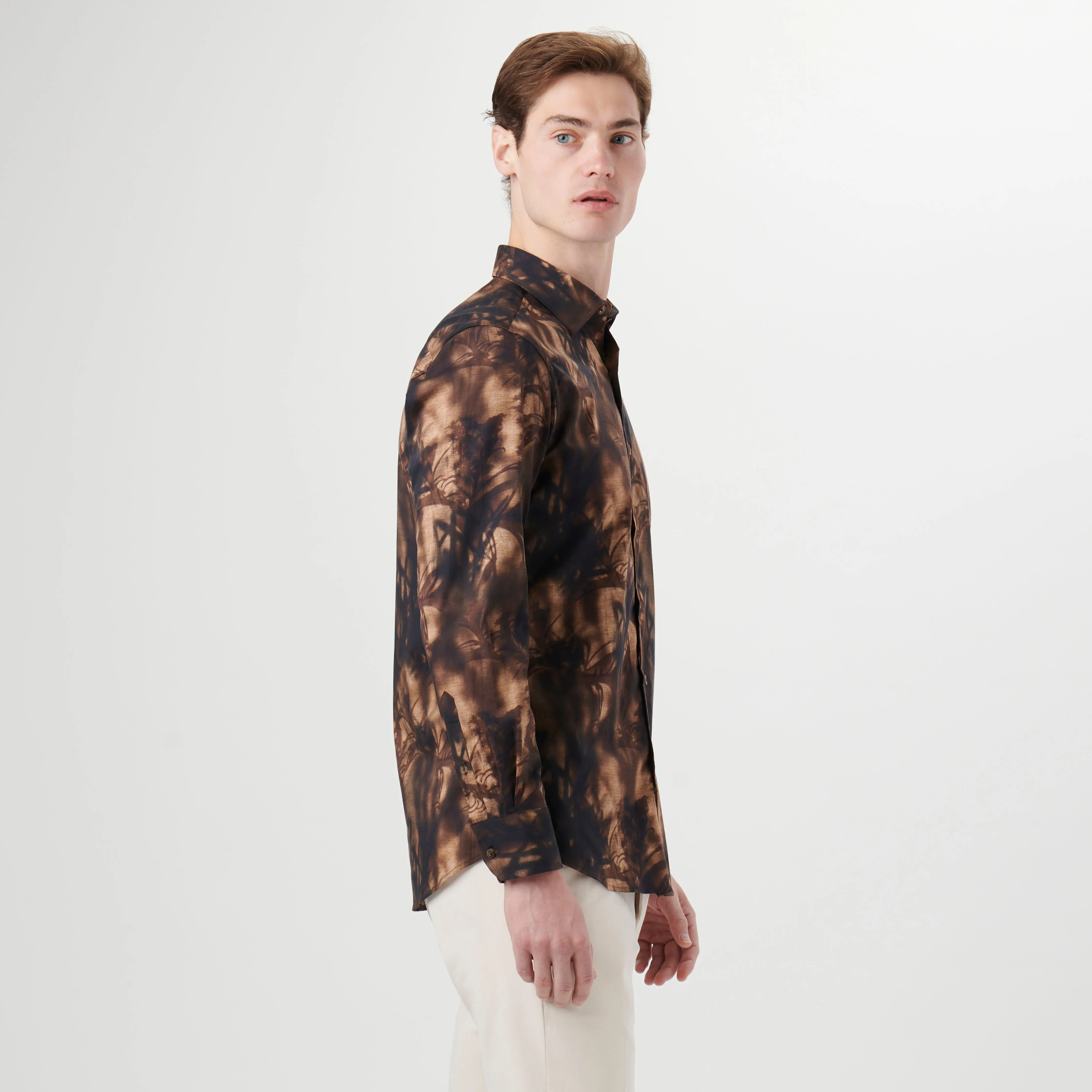 Julian Airbrush Print Shirt sold by Bugatchi product image thumbnail 3