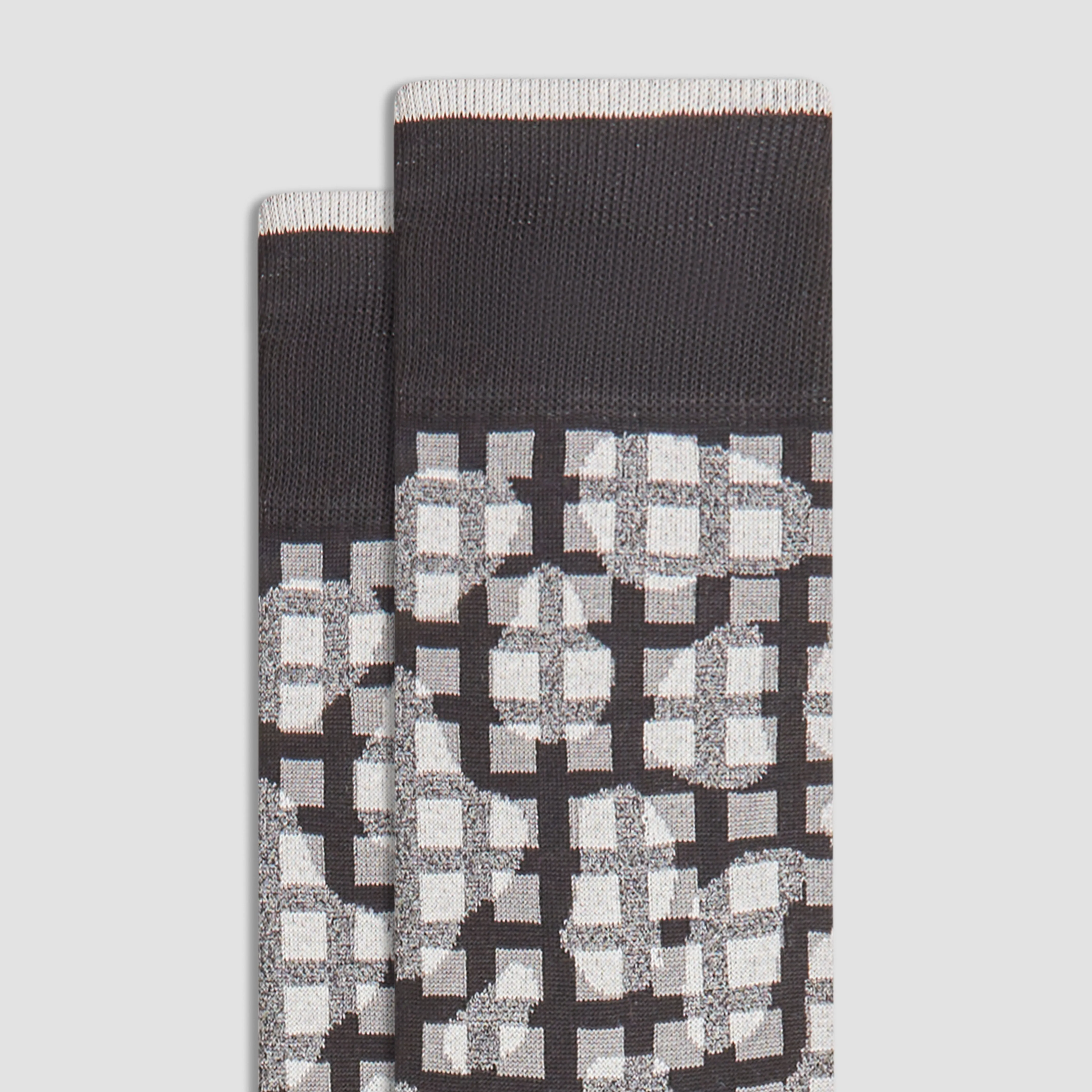 Checkered Mid-Calf Socks sold by Bugatchi product image thumbnail 2