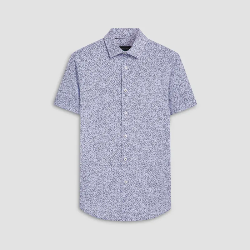 Miles Floral Print OoohCotton Short Sleeve Shirt sold by Bugatchi