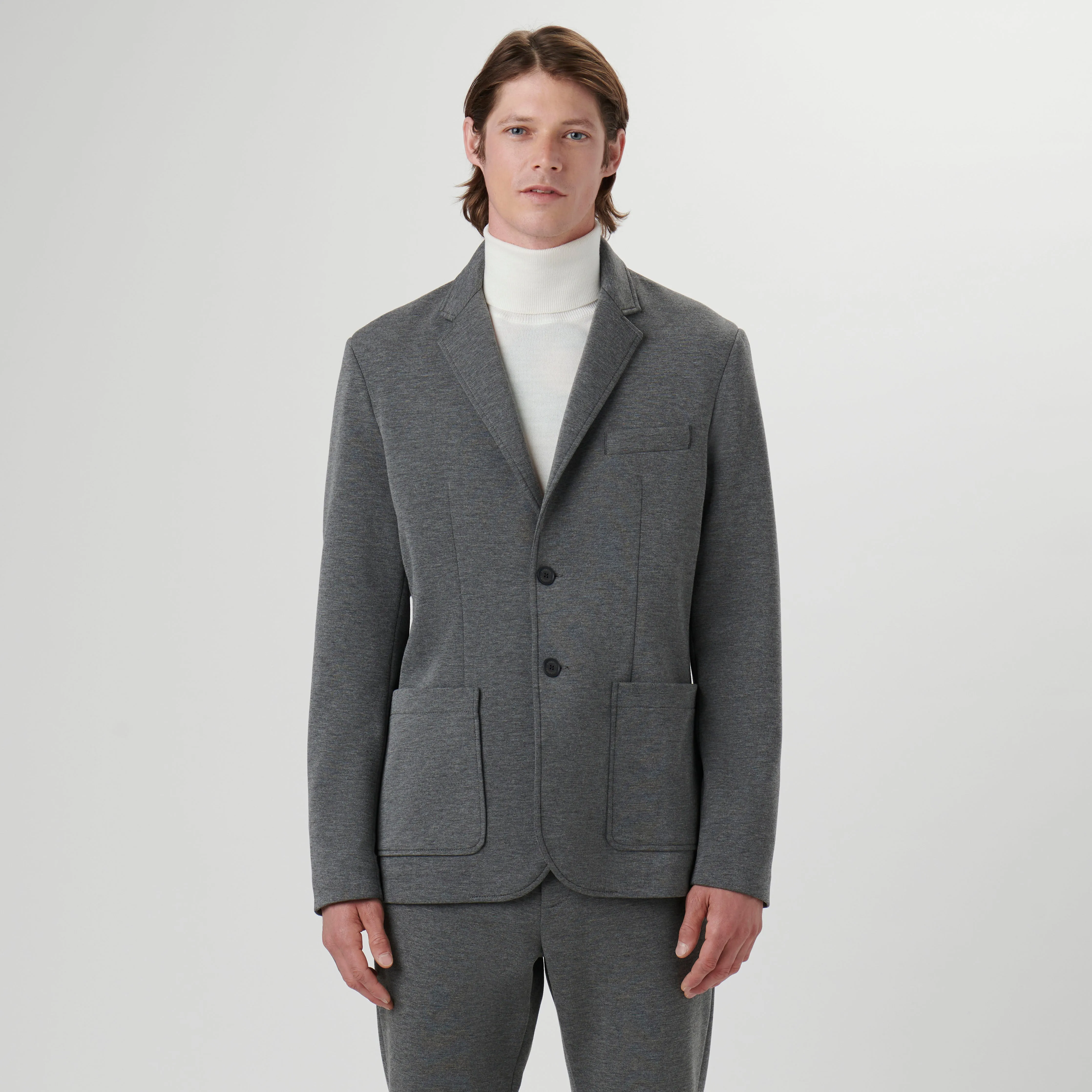 Soft Touch Two Button Blazer sold by Bugatchi product image thumbnail 2