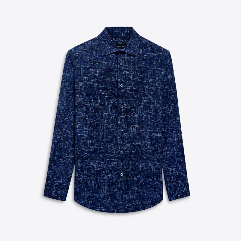 JAMES Abstract Print OoohCotton Shirt sold by Bugatchi