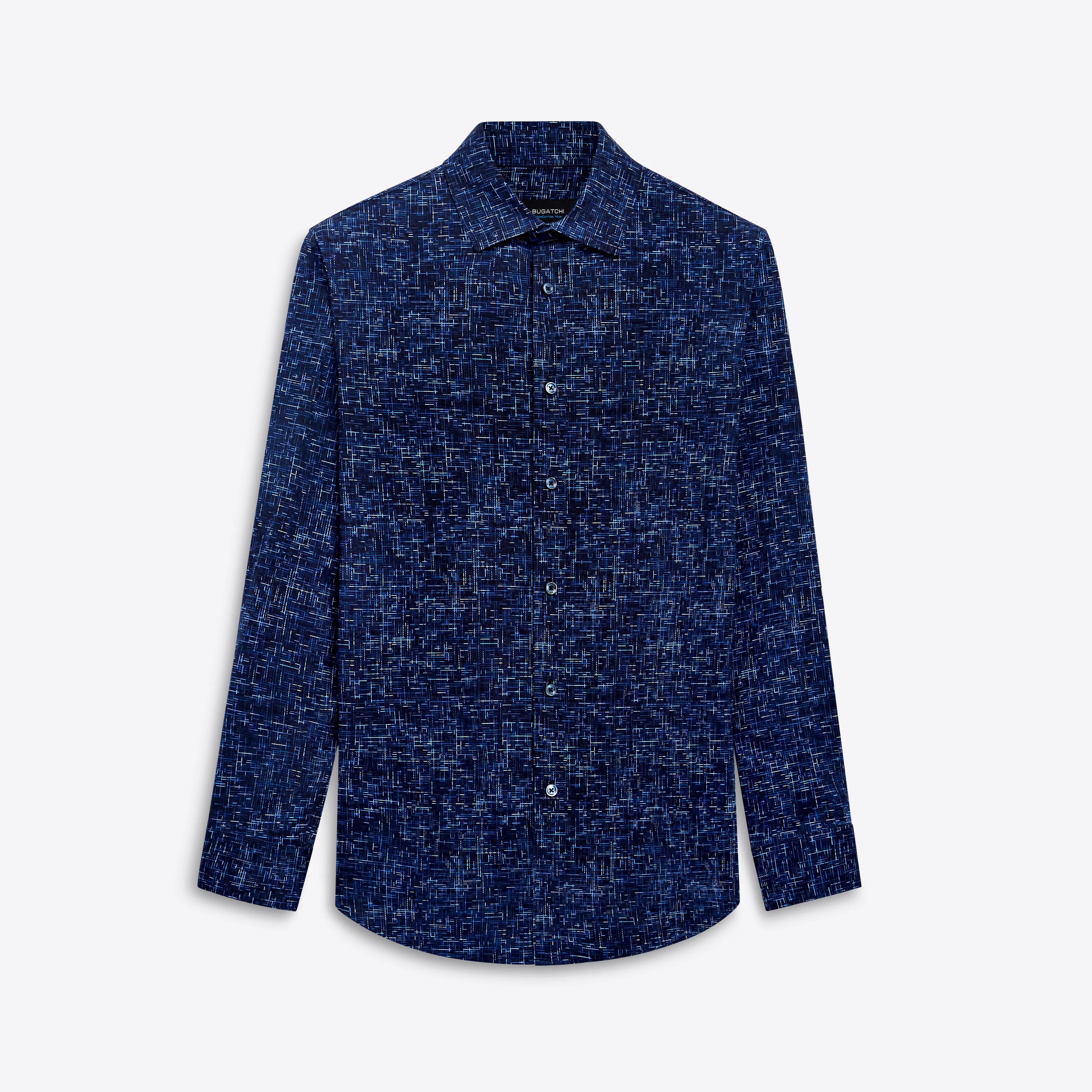 JAMES Abstract Print OoohCotton Shirt sold by Bugatchi