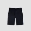Flat Front Knit Bermuda Shorts sold by Bugatchi