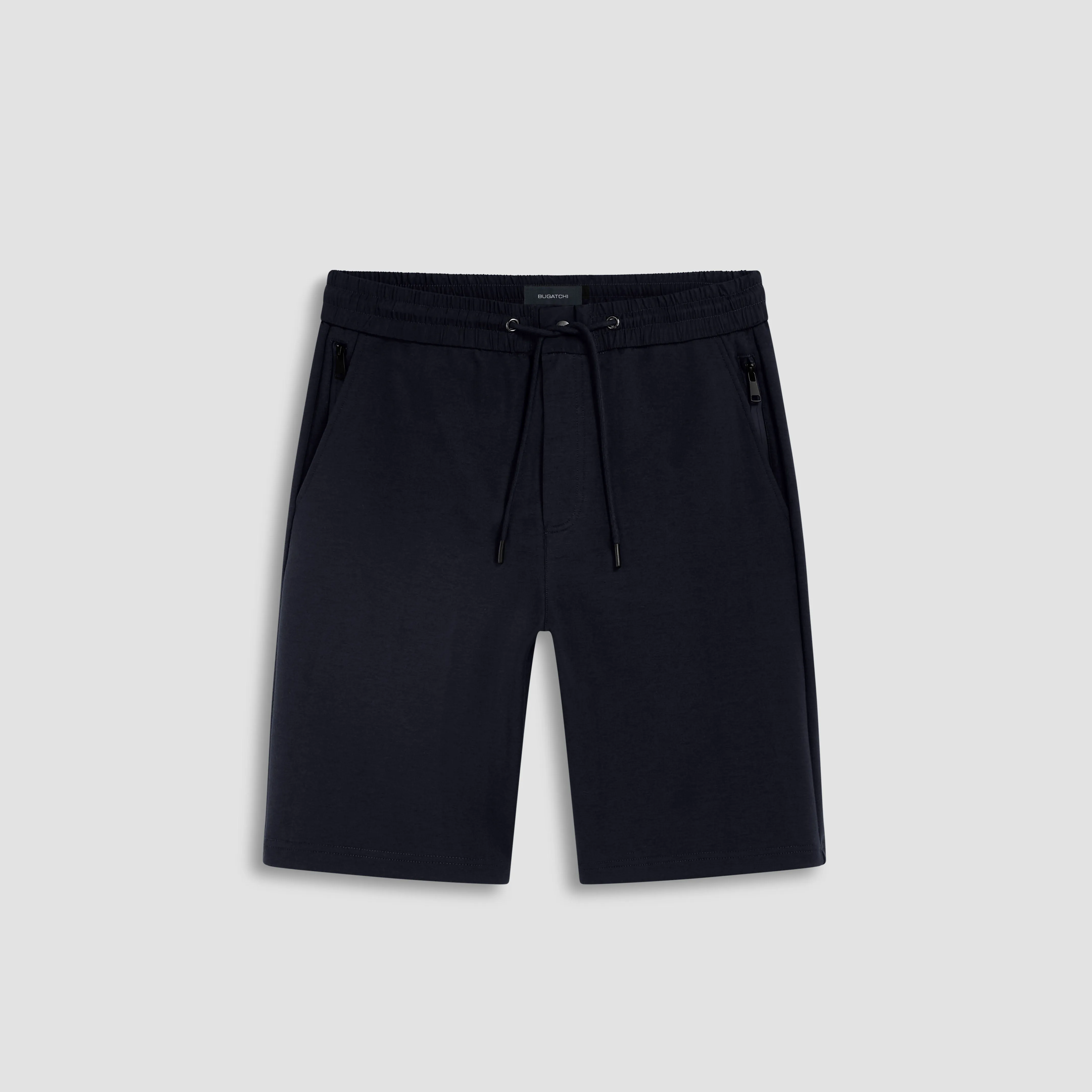 Flat Front Knit Bermuda Shorts sold by Bugatchi